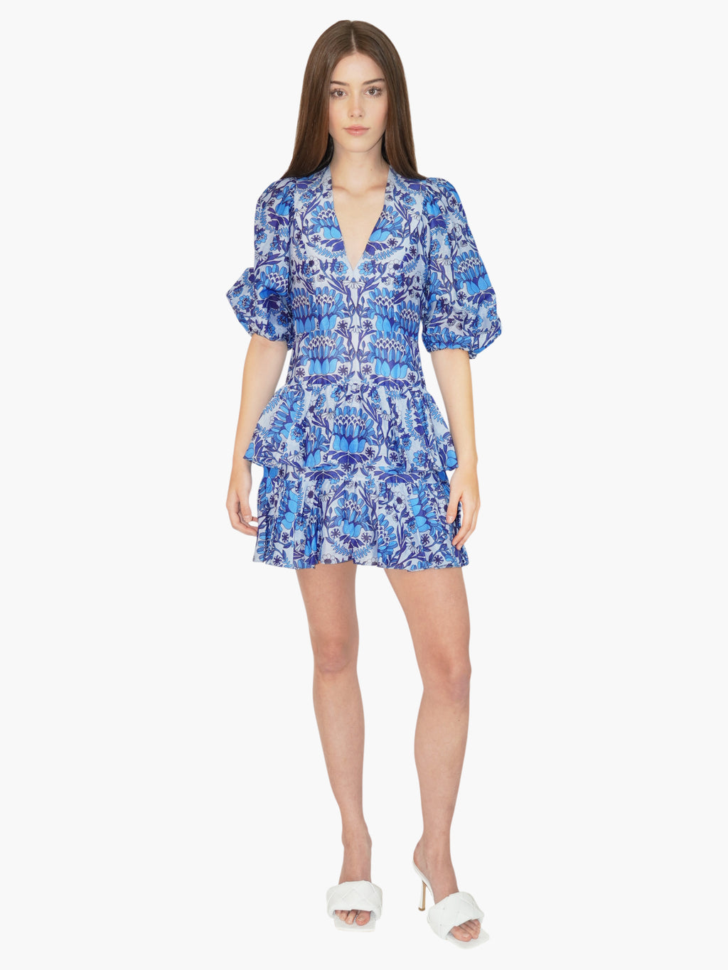 Ruffled Mini Dress