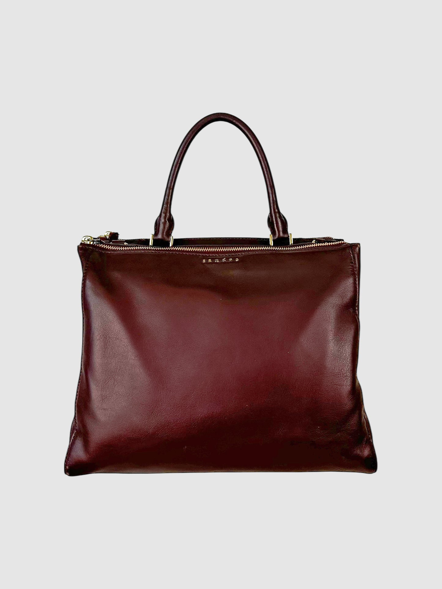 Bordeaux Dual Zip Bag