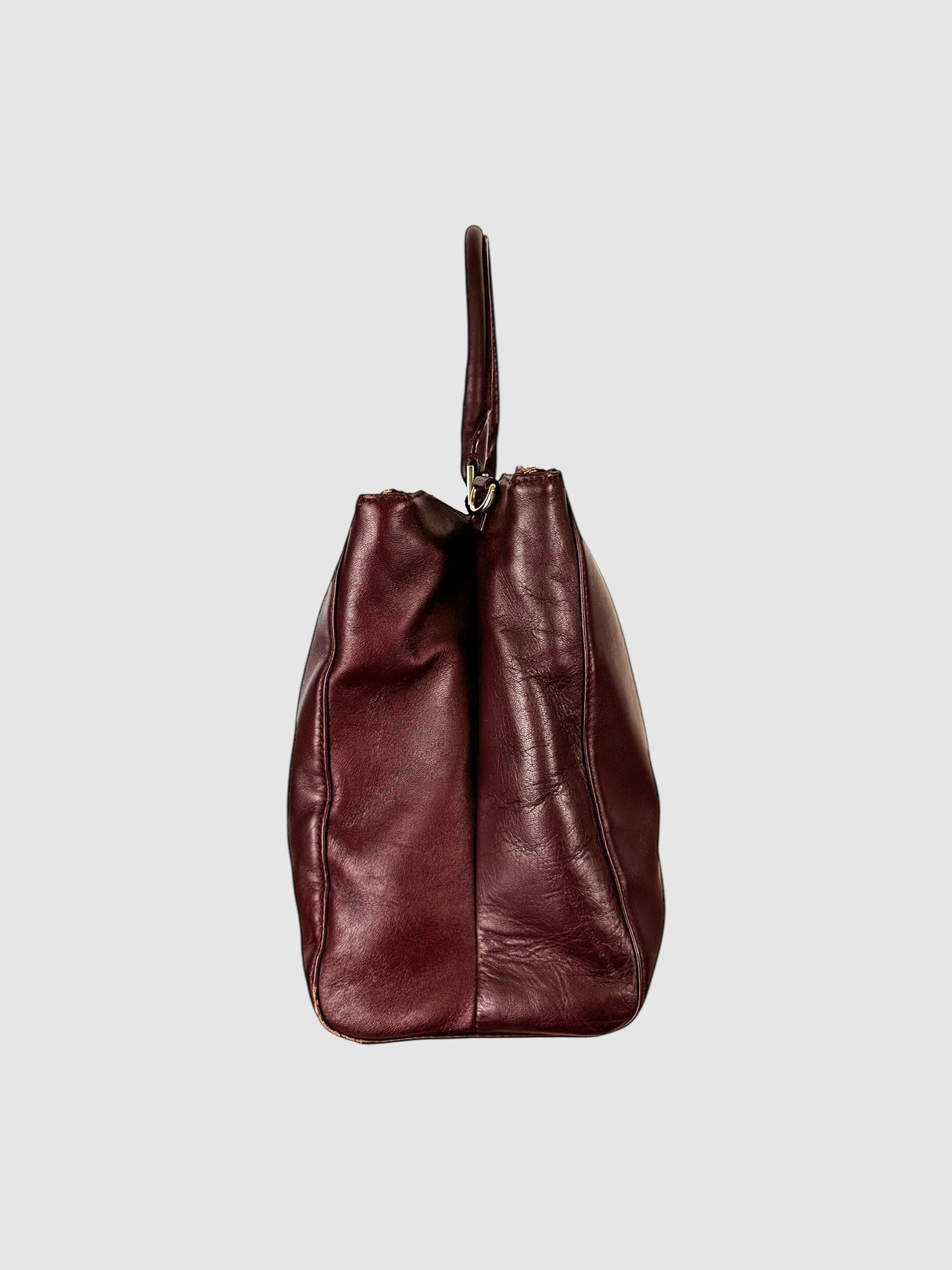 Bordeaux Dual Zip Bag