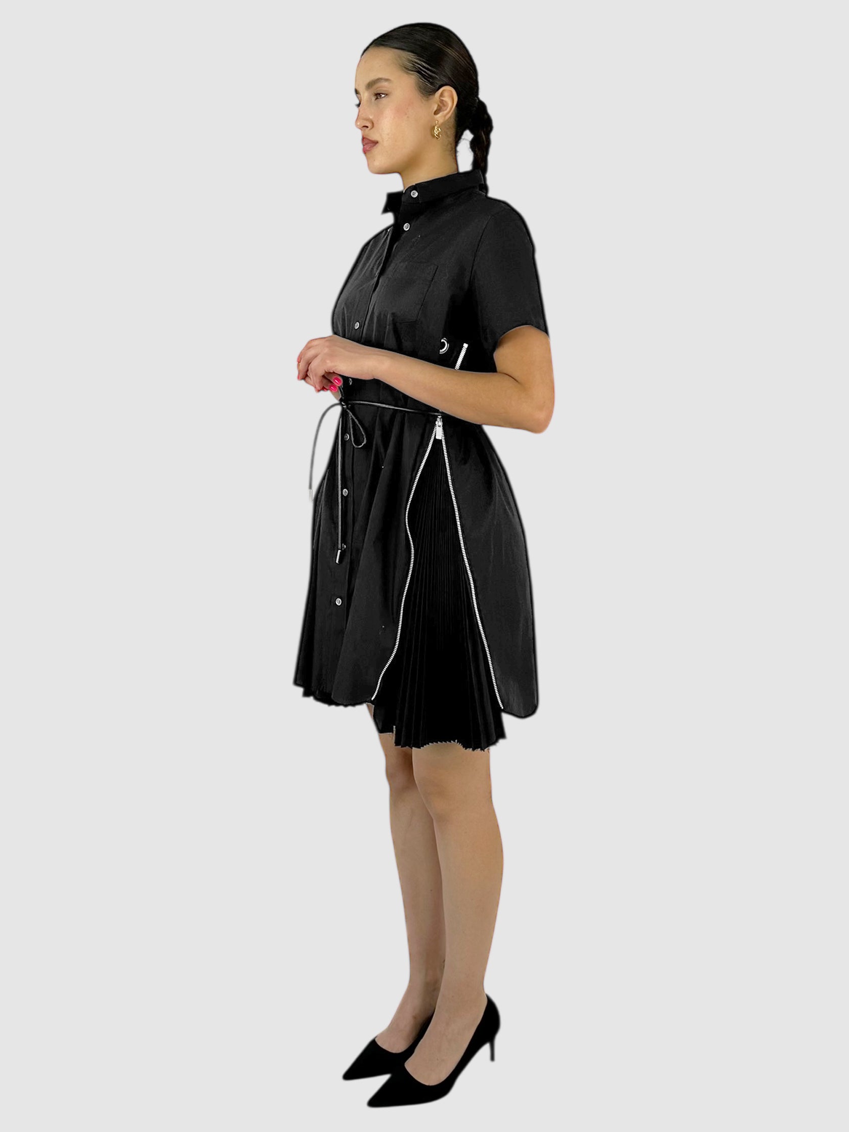 Poplin Zip Dress