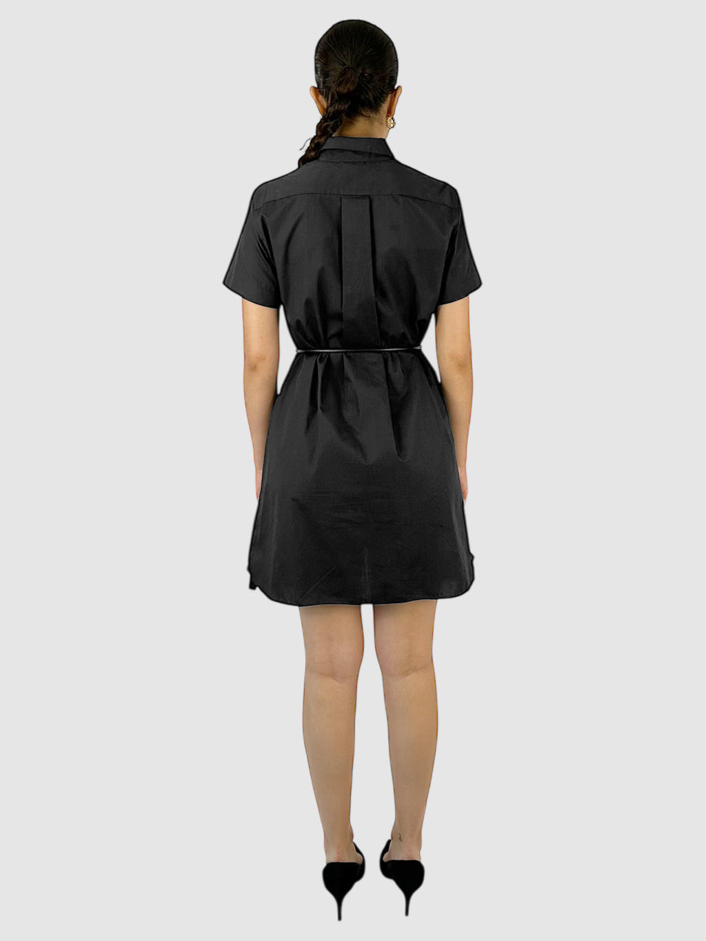 Poplin Zip Dress