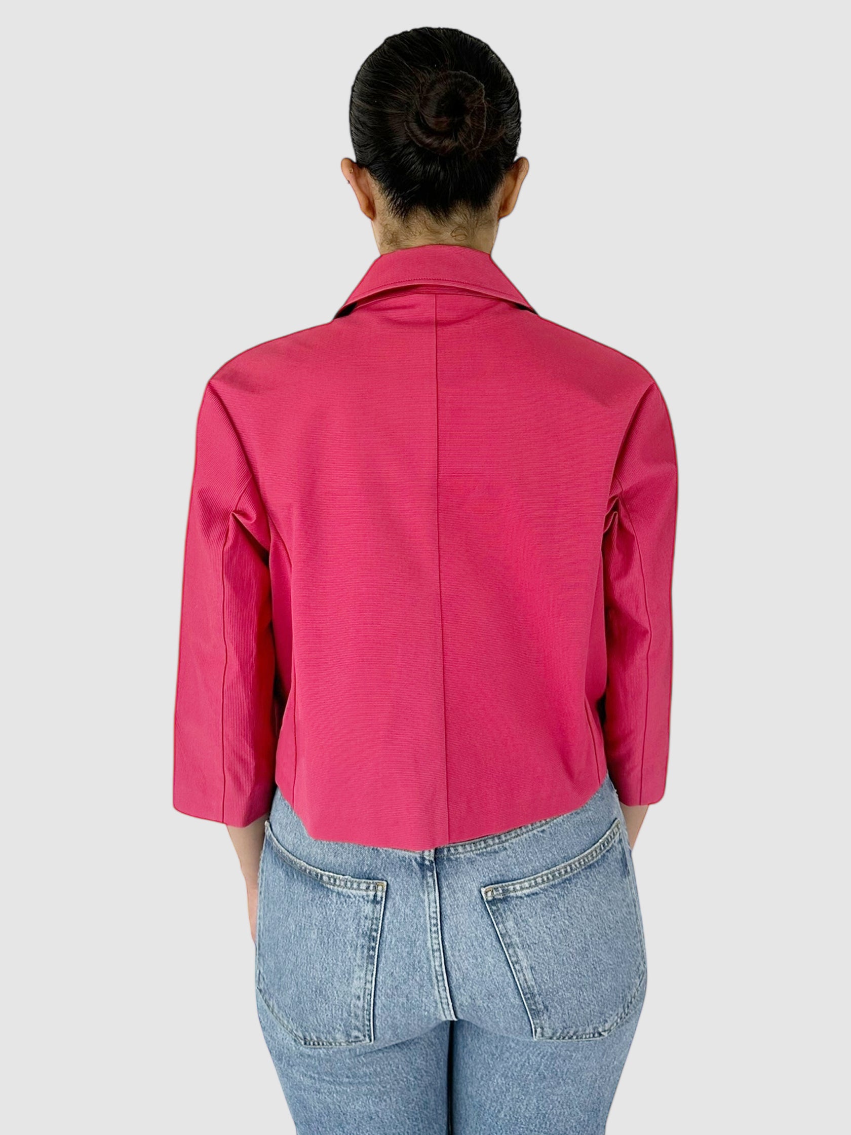 Collared Cropped Jacket
