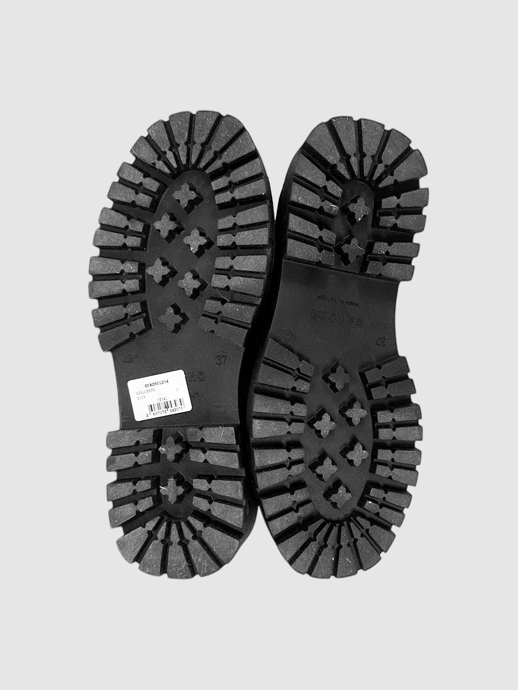 Crackled Platform Boots