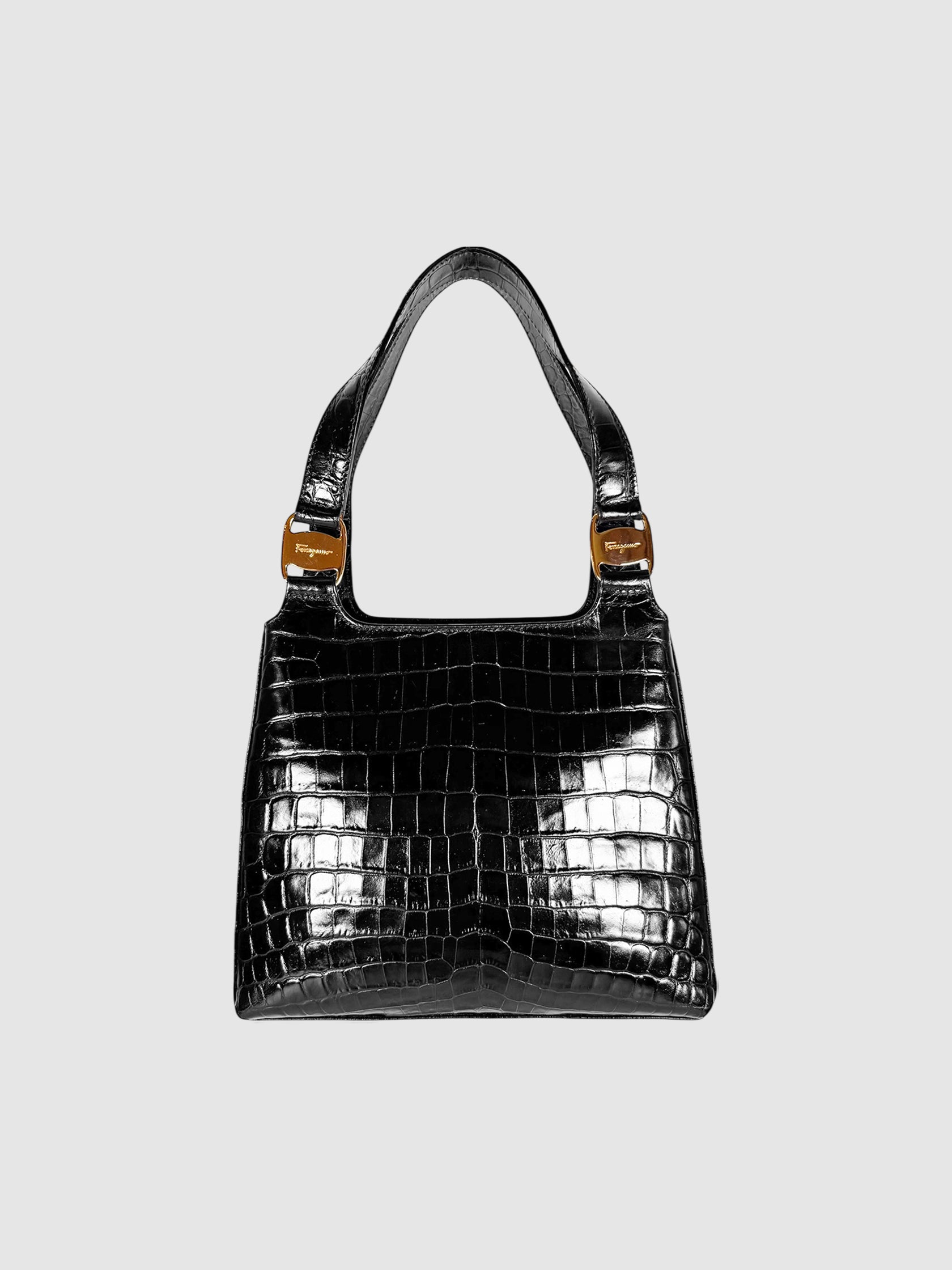 Croc-Embossed Bag