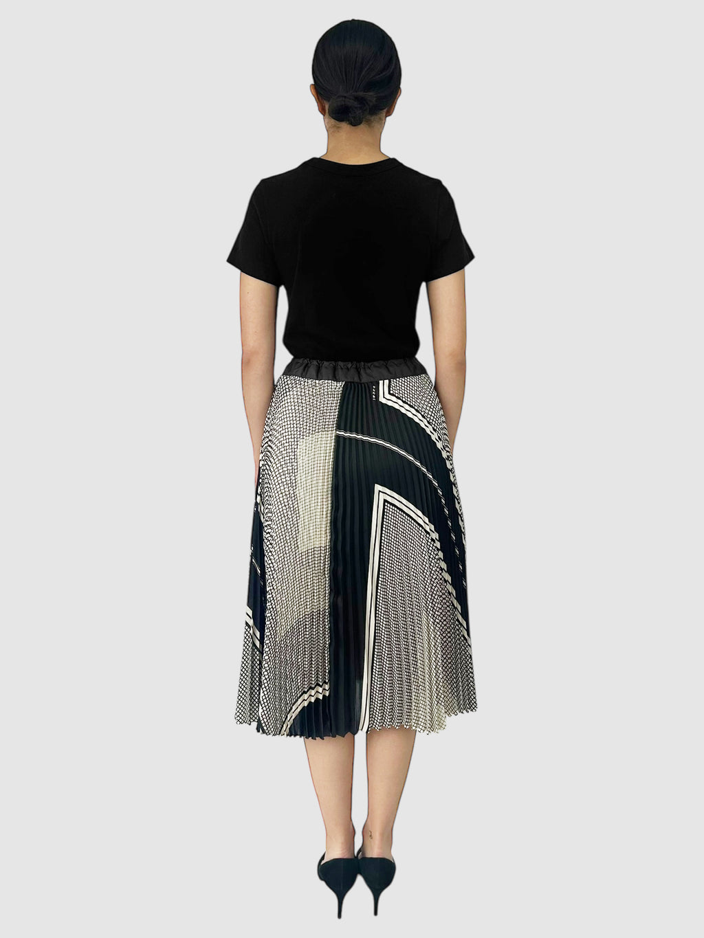 Pleated Midi Dress