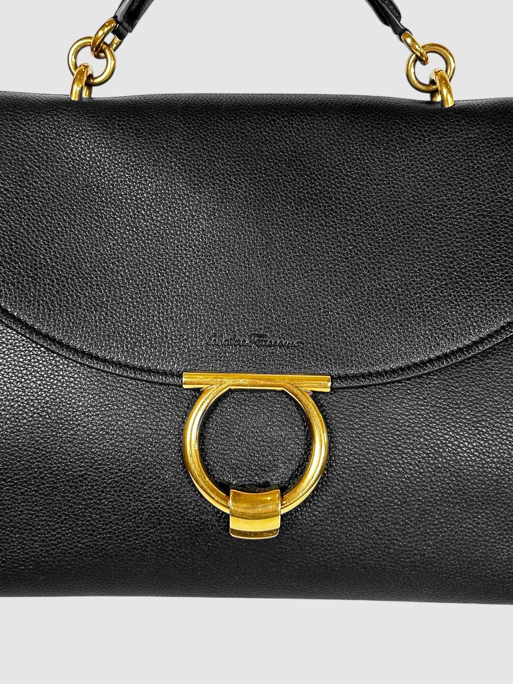 Gancini Top Handle Bag
