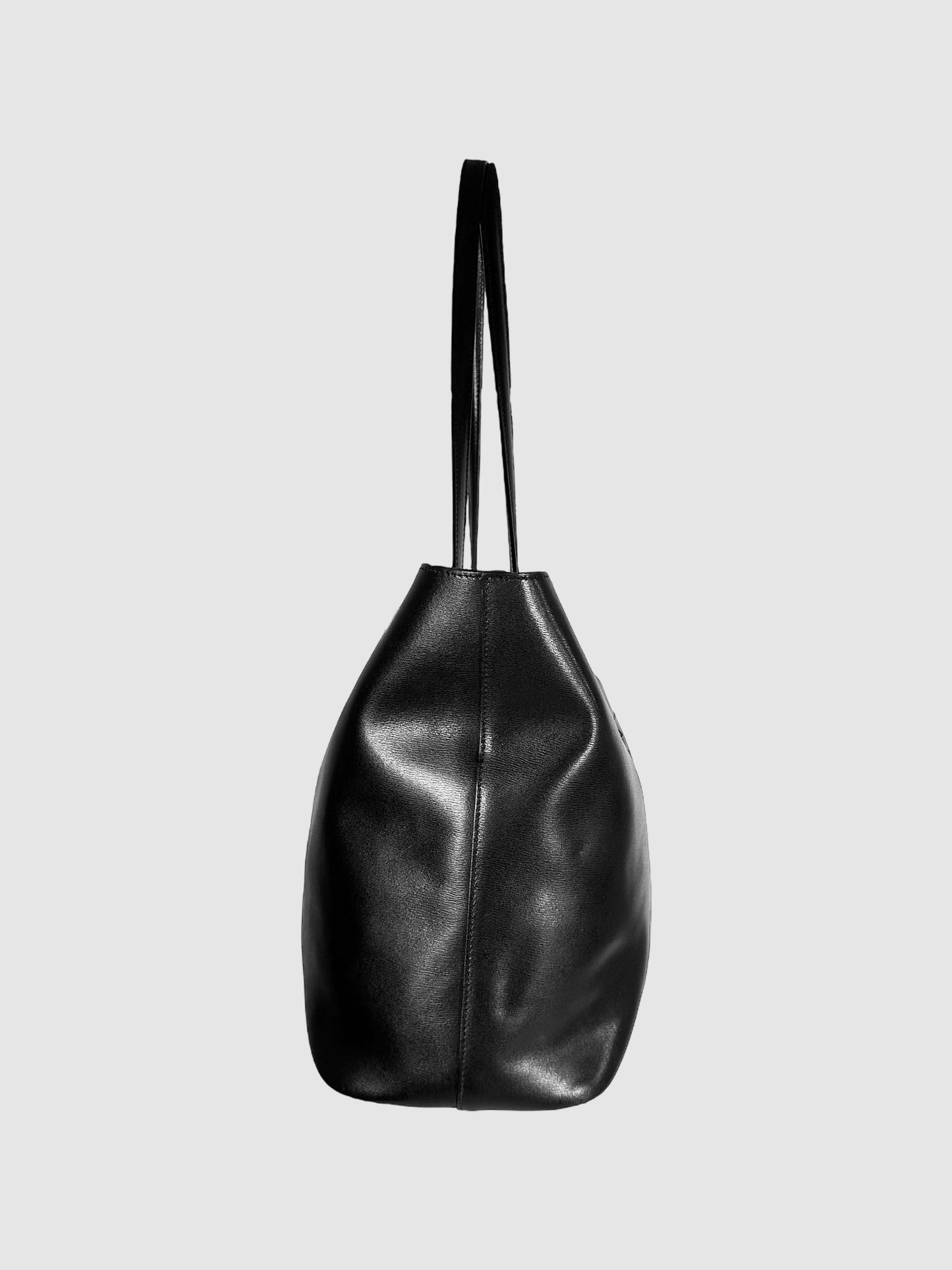 Leather Gancini Tote Bag