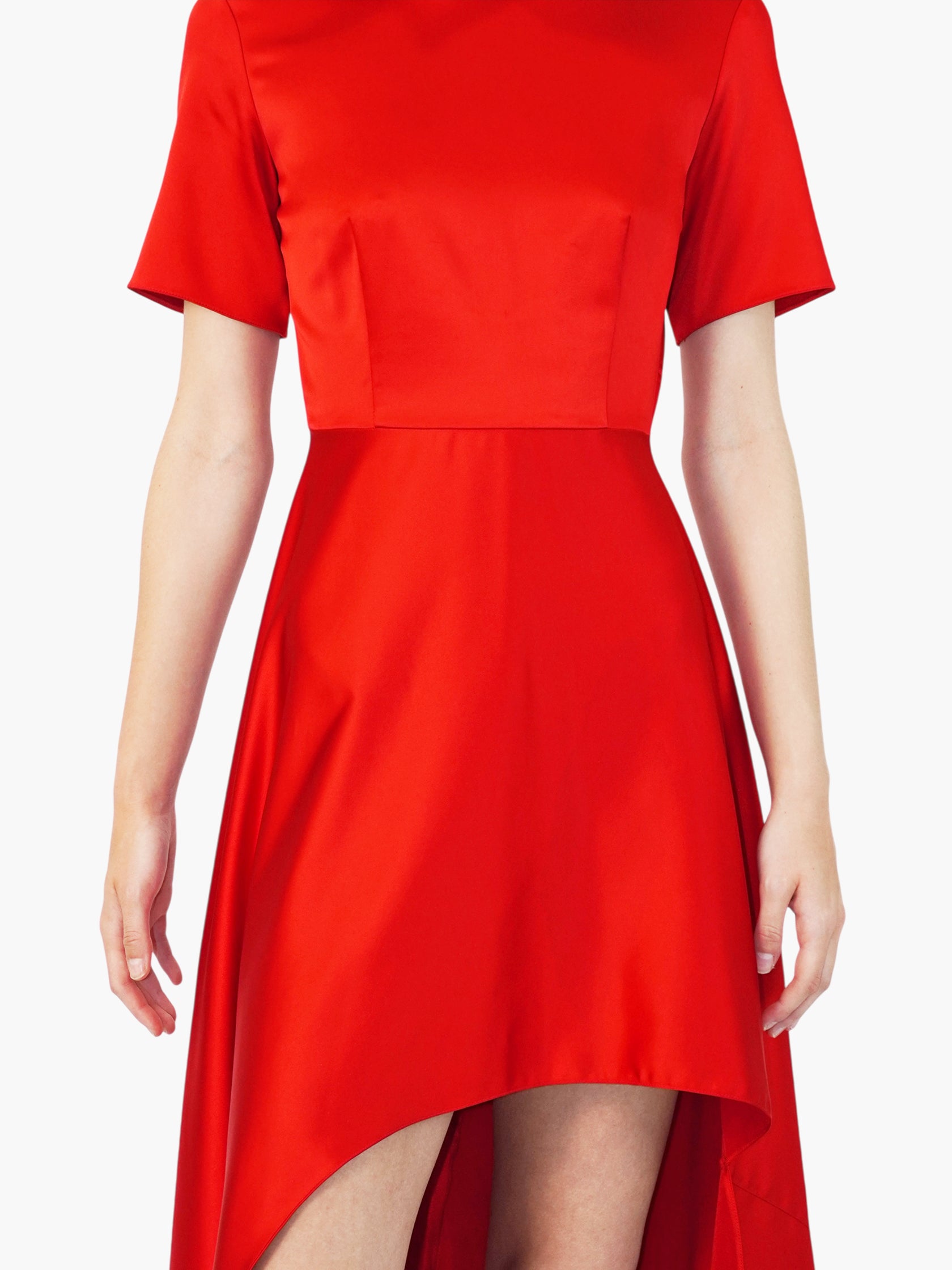 Satin High Low Dress