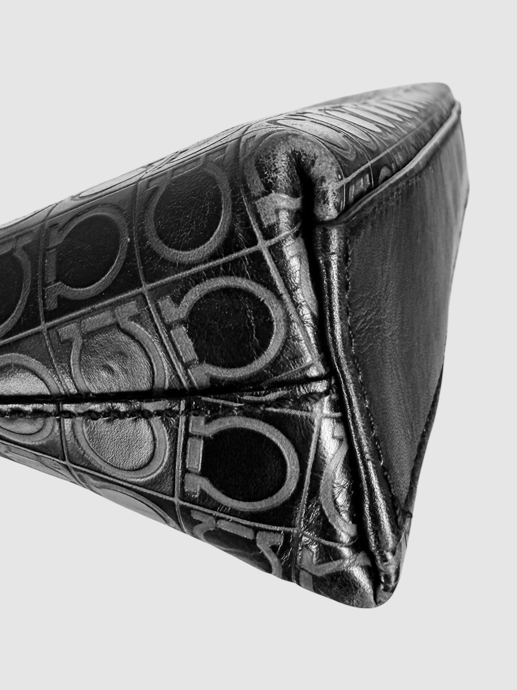 Gancini-Embossed Bag