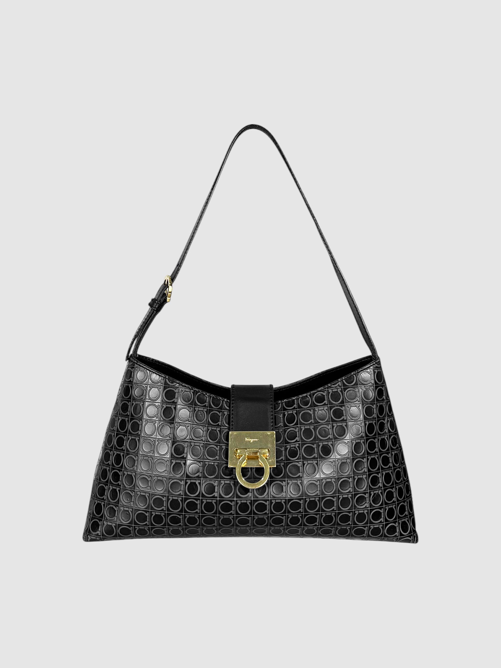 Gancini-Embossed Bag