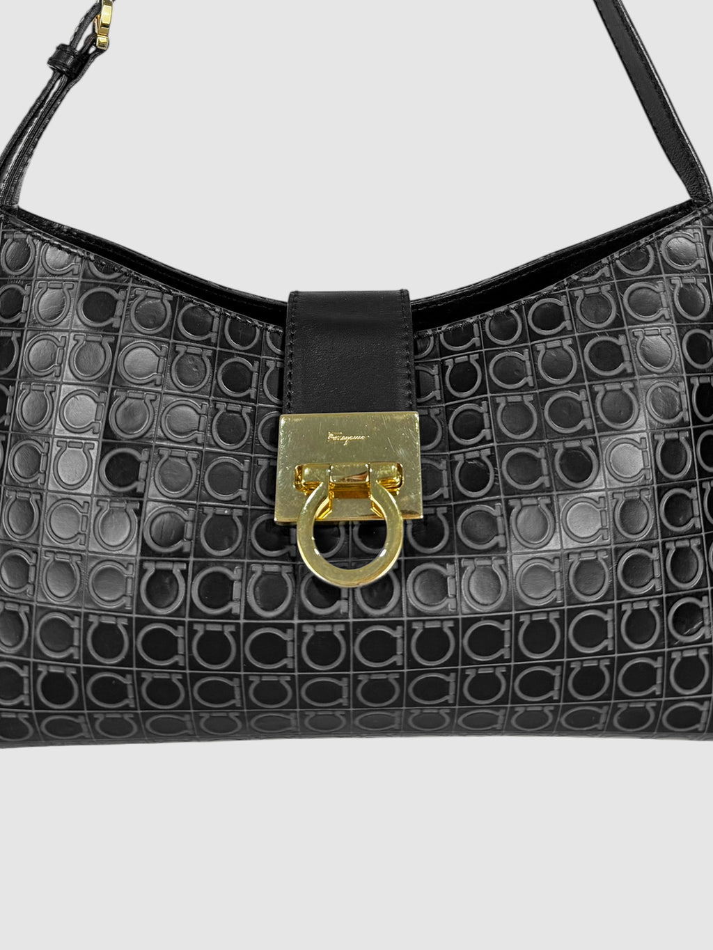 Gancini-Embossed Bag