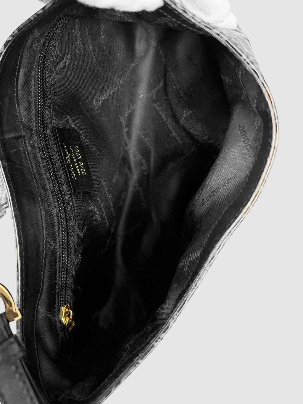 Gancini-Embossed Bag