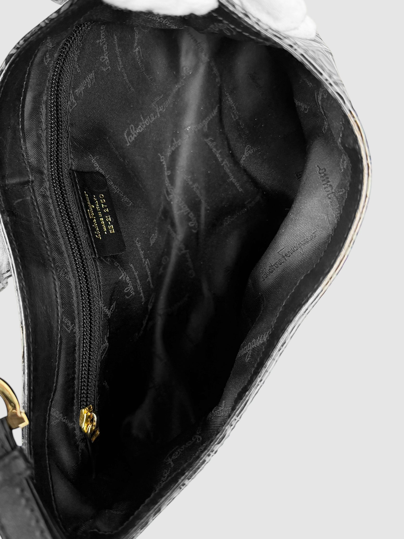 Gancini-Embossed Bag