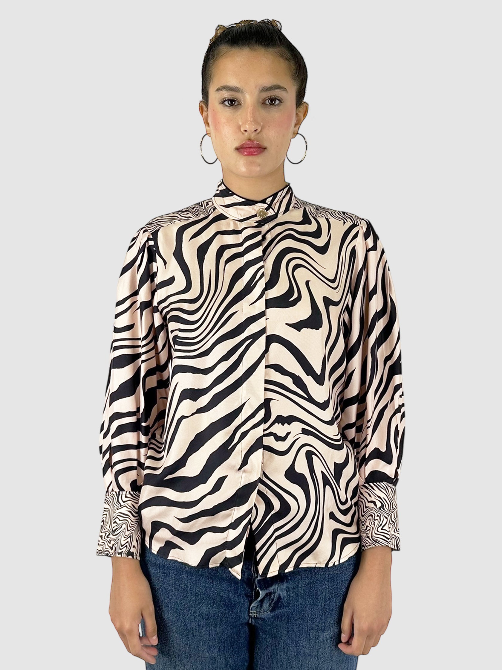 Jade Zebra Top