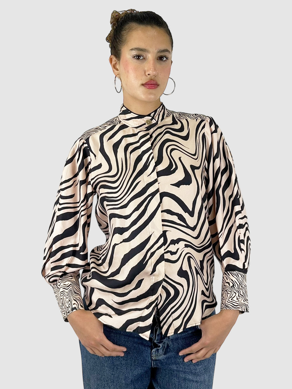 Jade Zebra Top