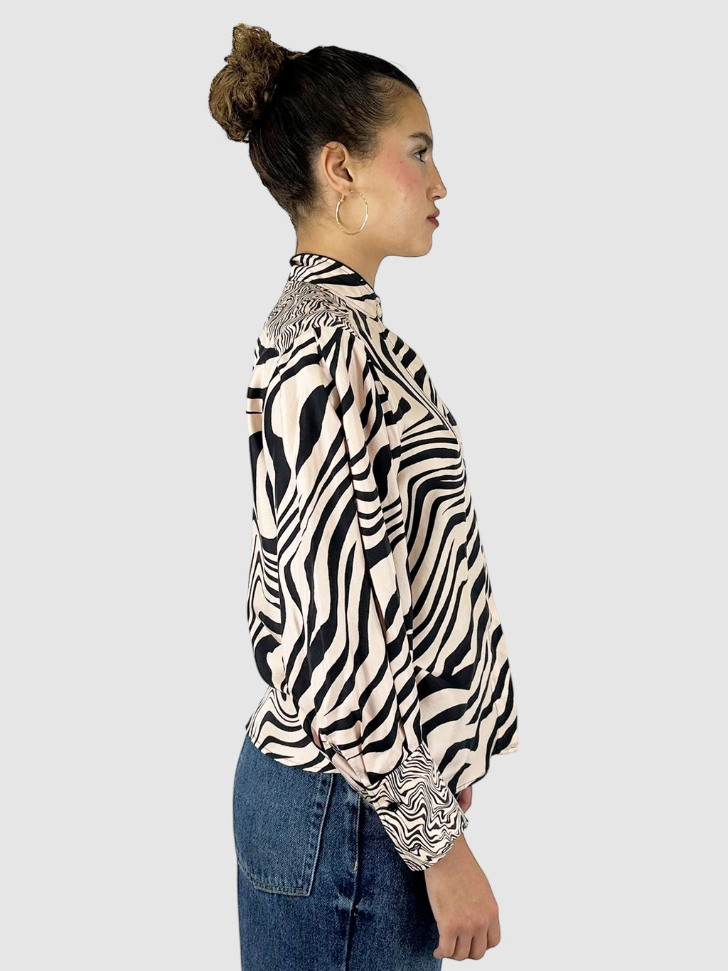 Jade Zebra Top