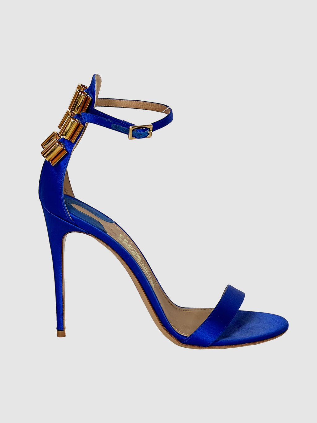 Salvatore Ferragamo Satin Sandals - Size 38