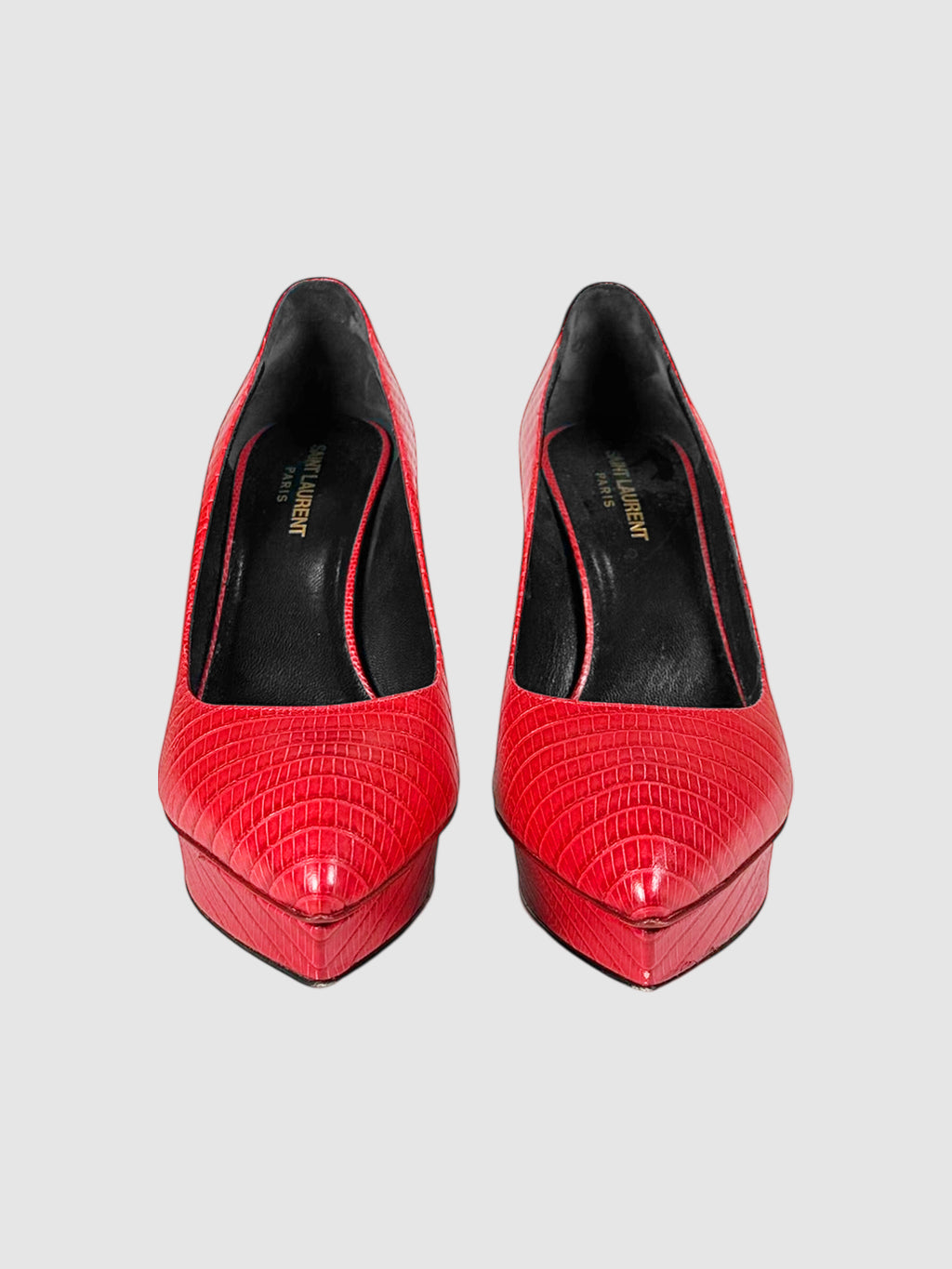 Embossed Janis Pumps
