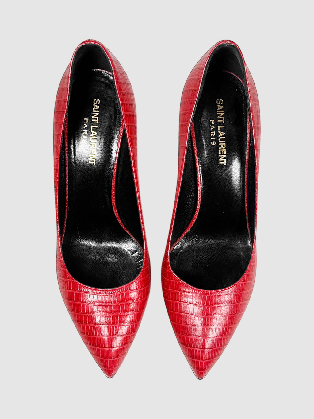 Embossed Janis Pumps