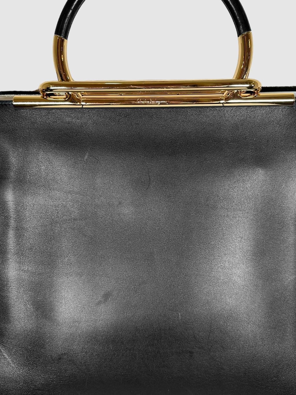 Top Handle Leather Bag