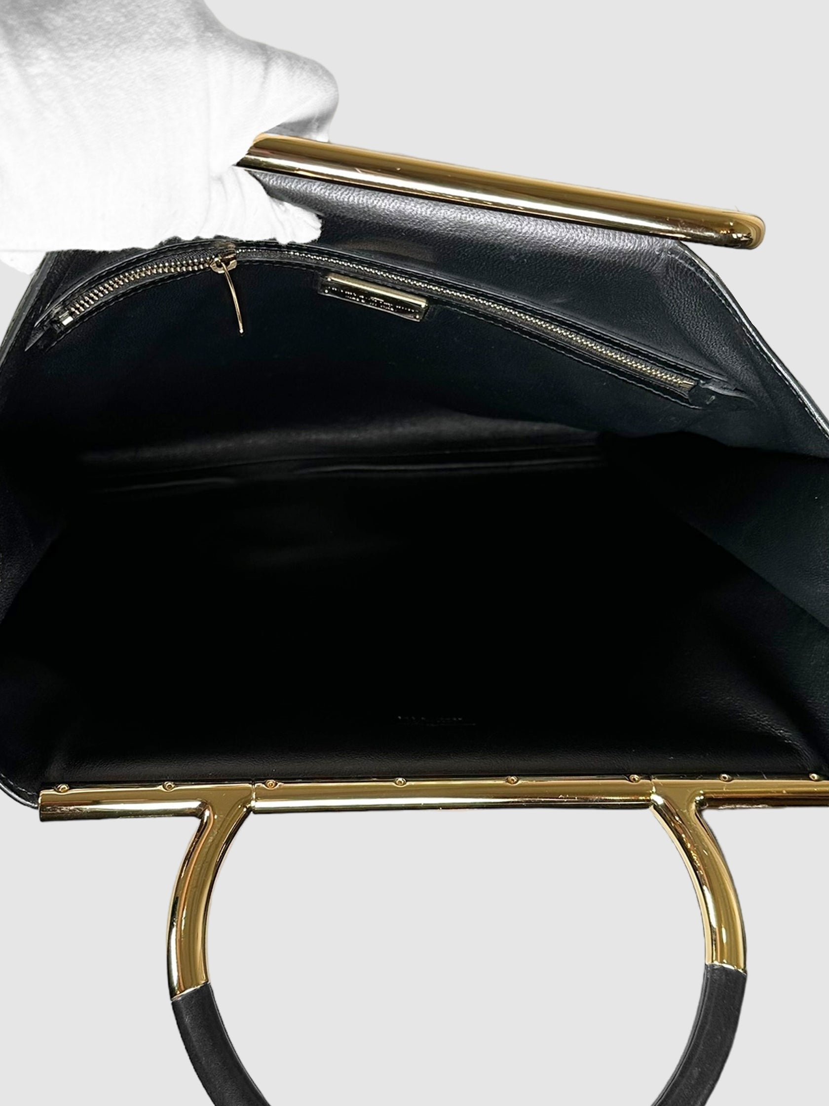 Top Handle Leather Bag