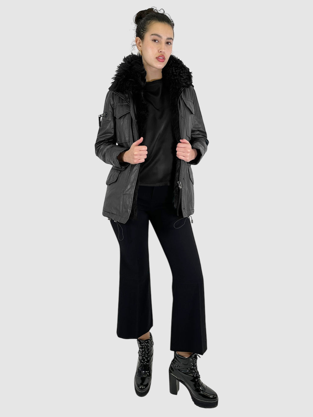 2-in-1 Kate Coated Coat and Vest