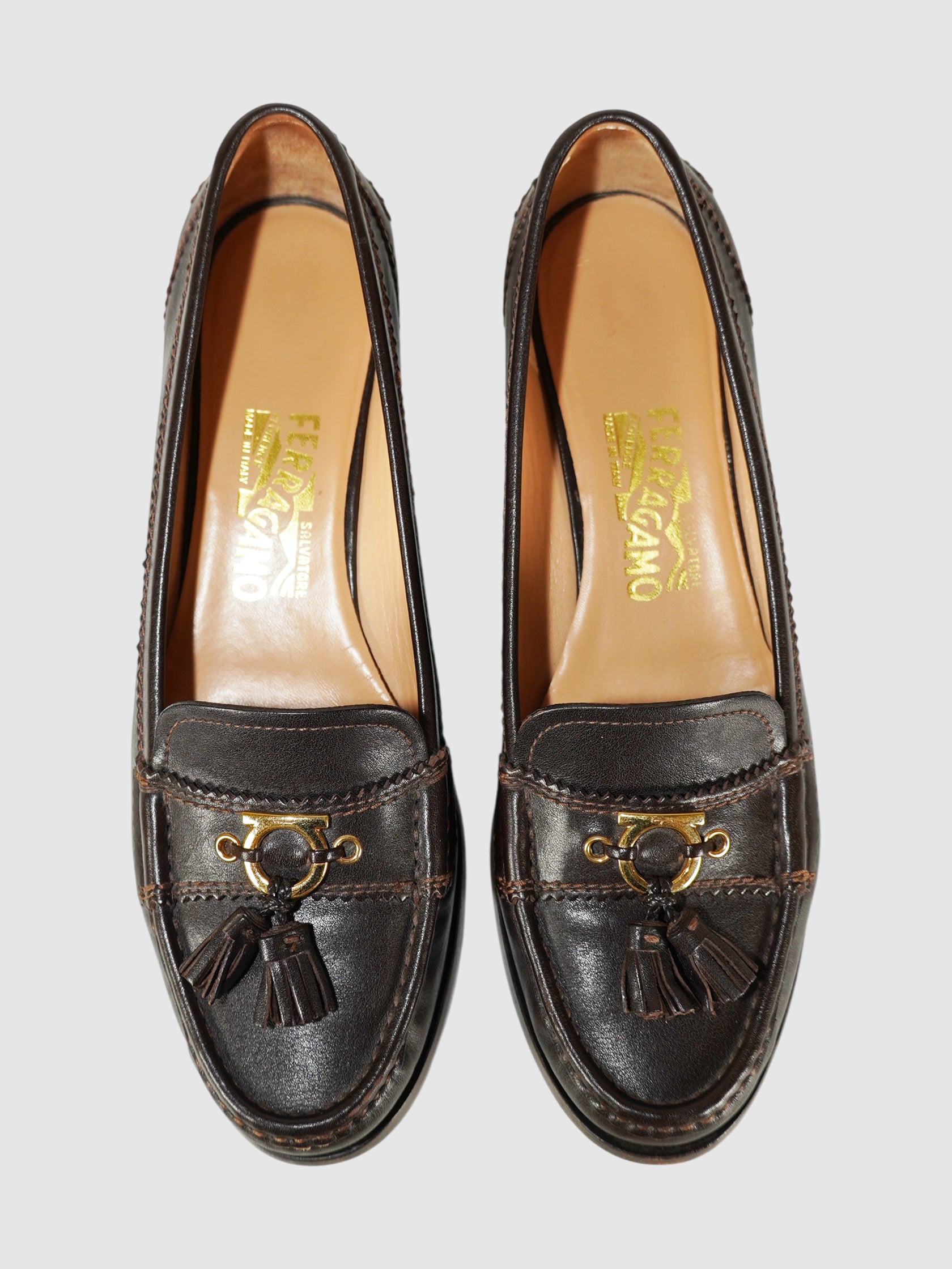 Gancini Tassel Loafers