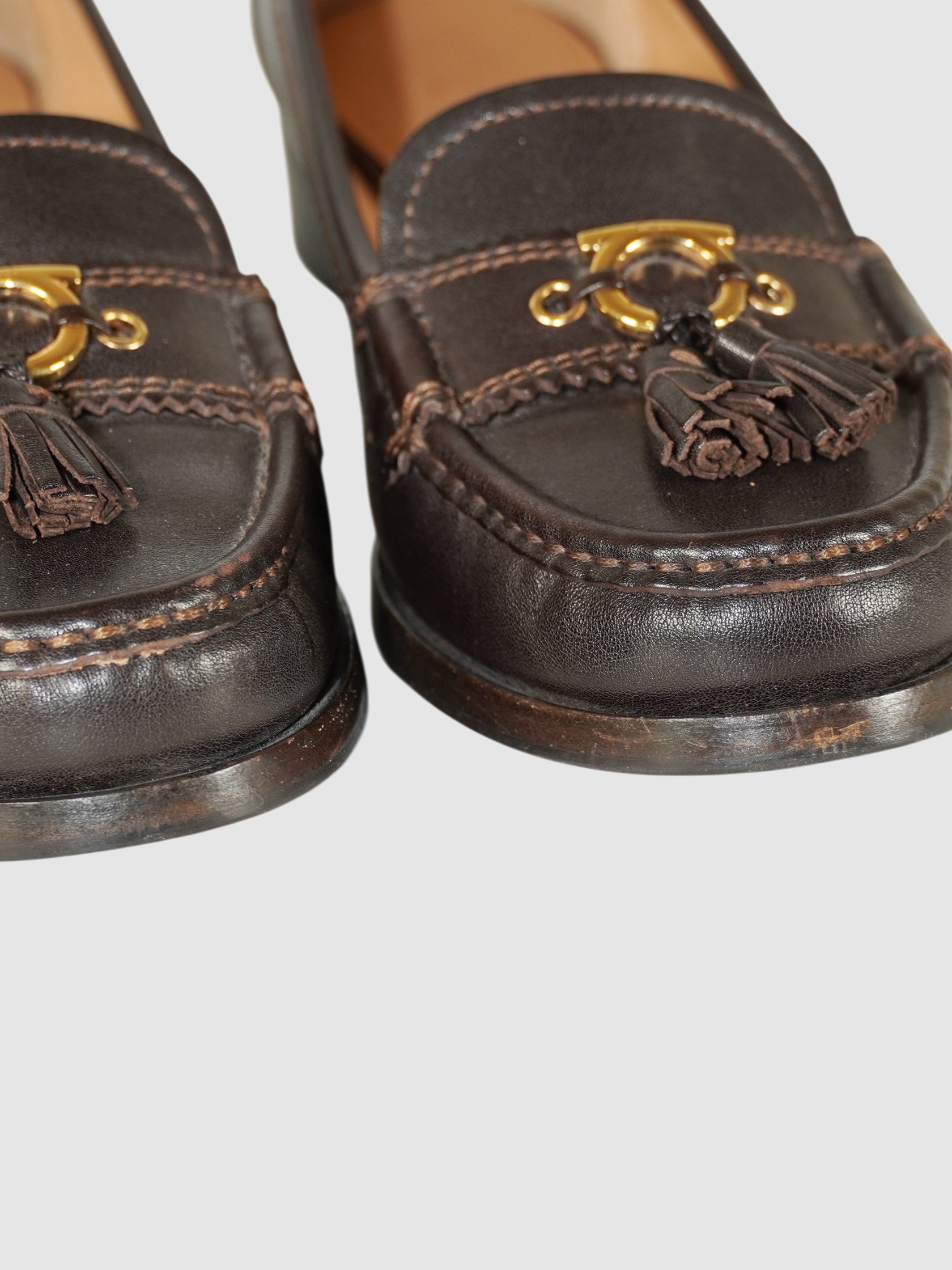 Gancini Tassel Loafers