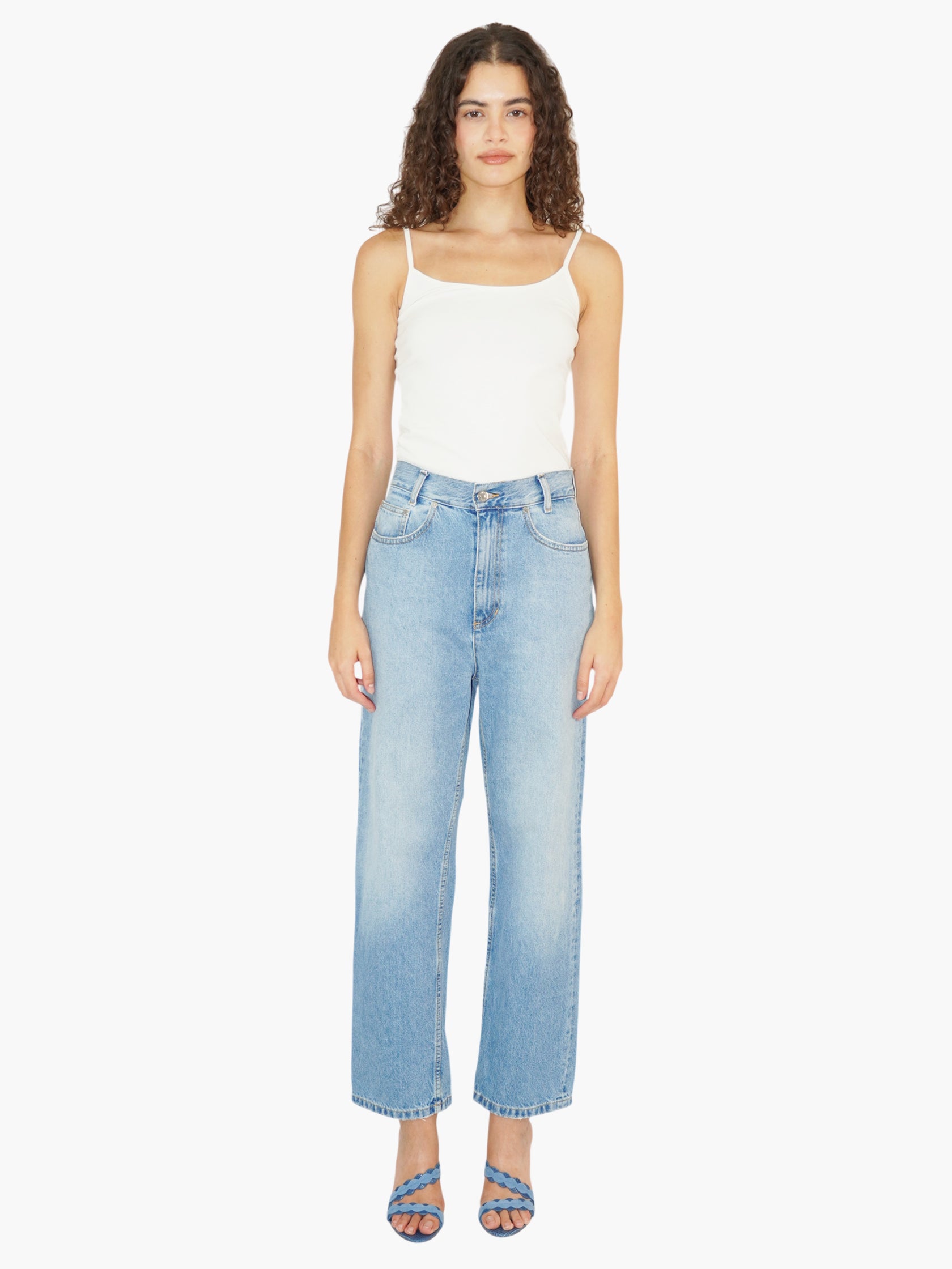 Faded Straight Jeans
