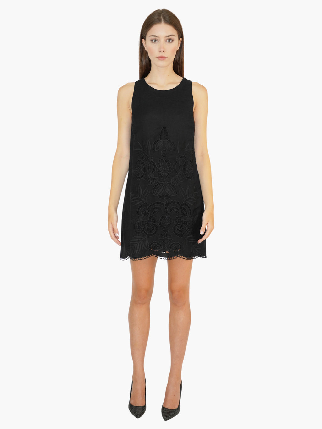 Embroidered Blooms Dress