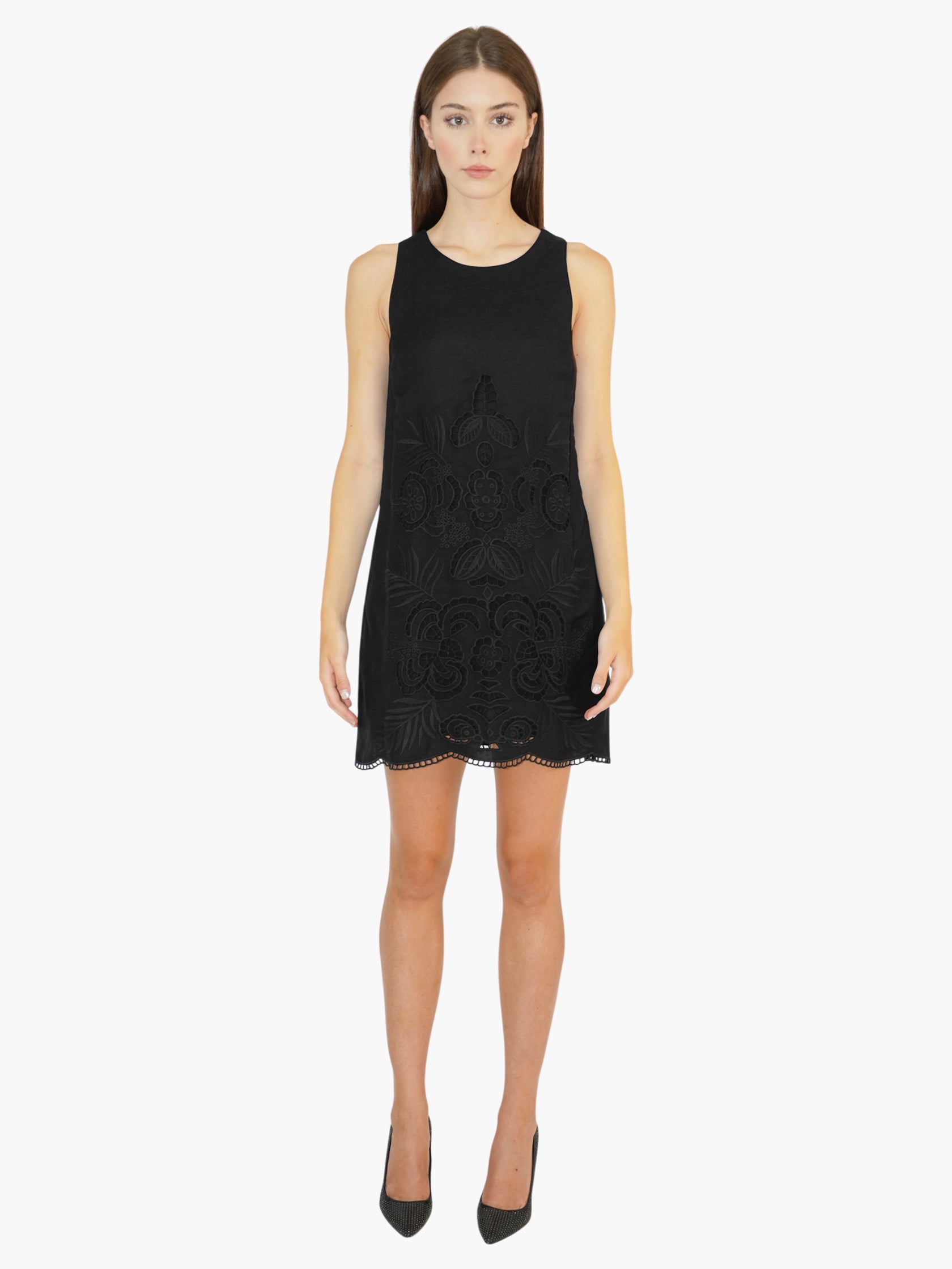 Embroidered Blooms Dress