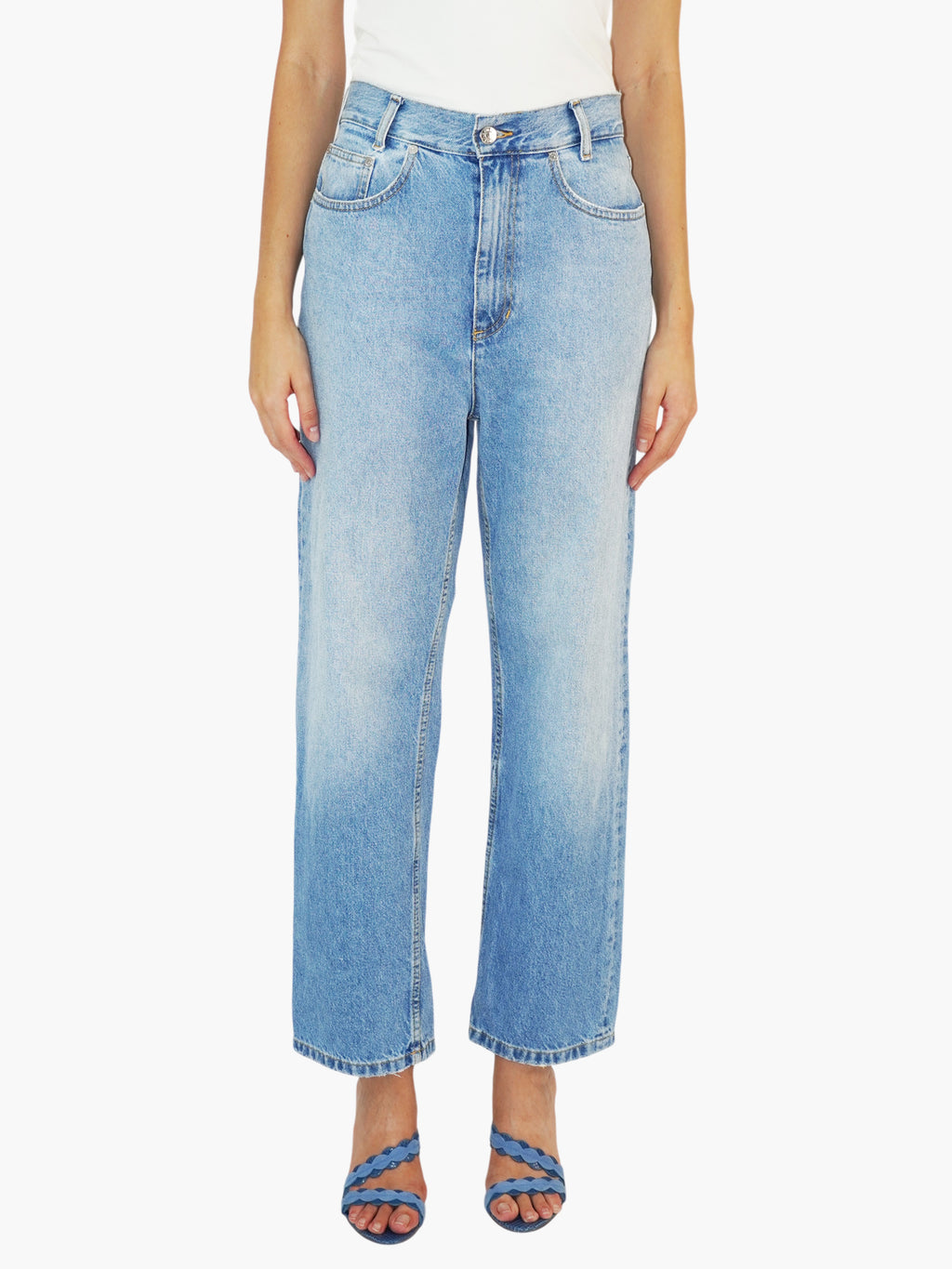 Faded Straight Jeans
