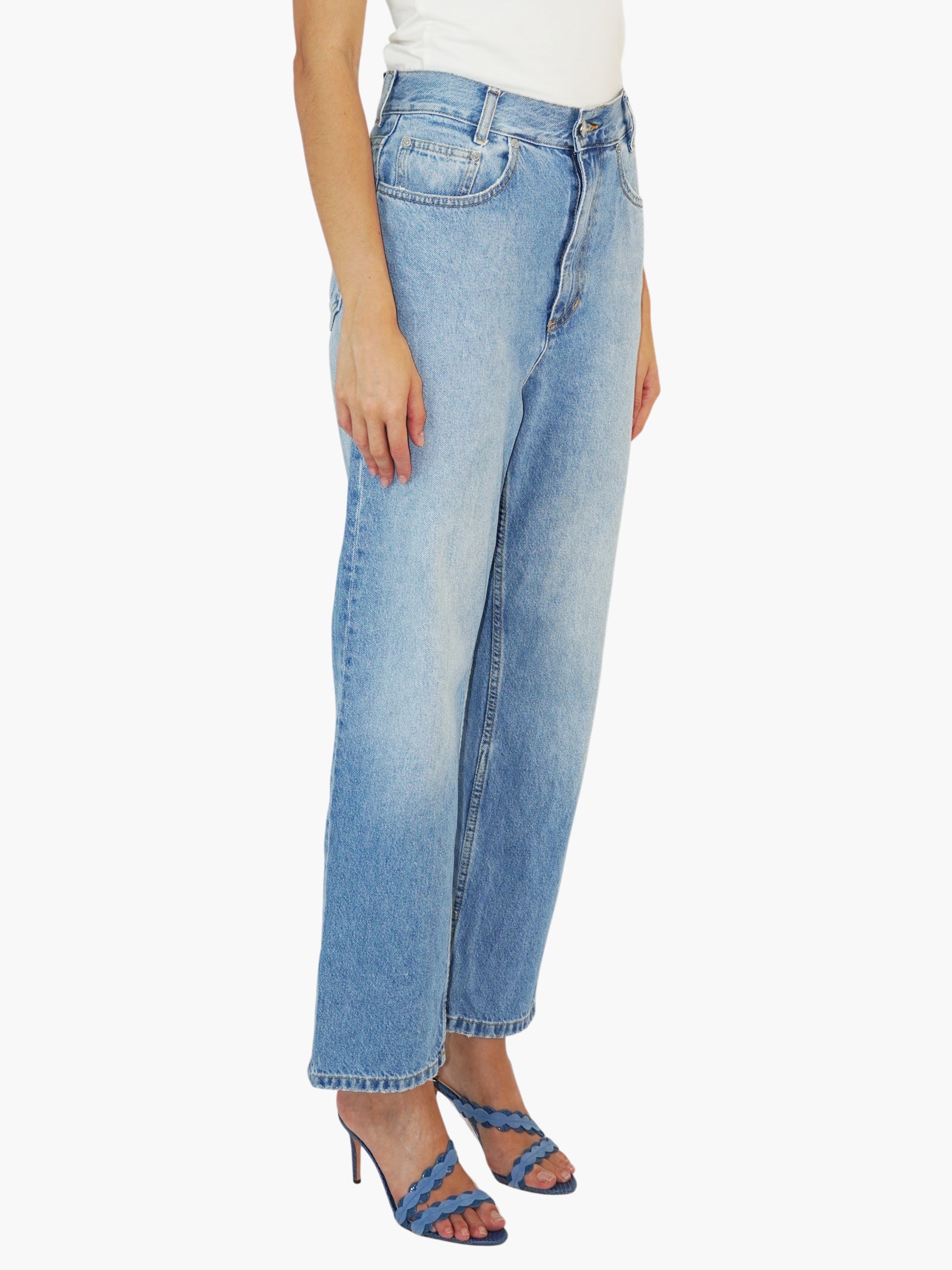 Faded Straight Jeans