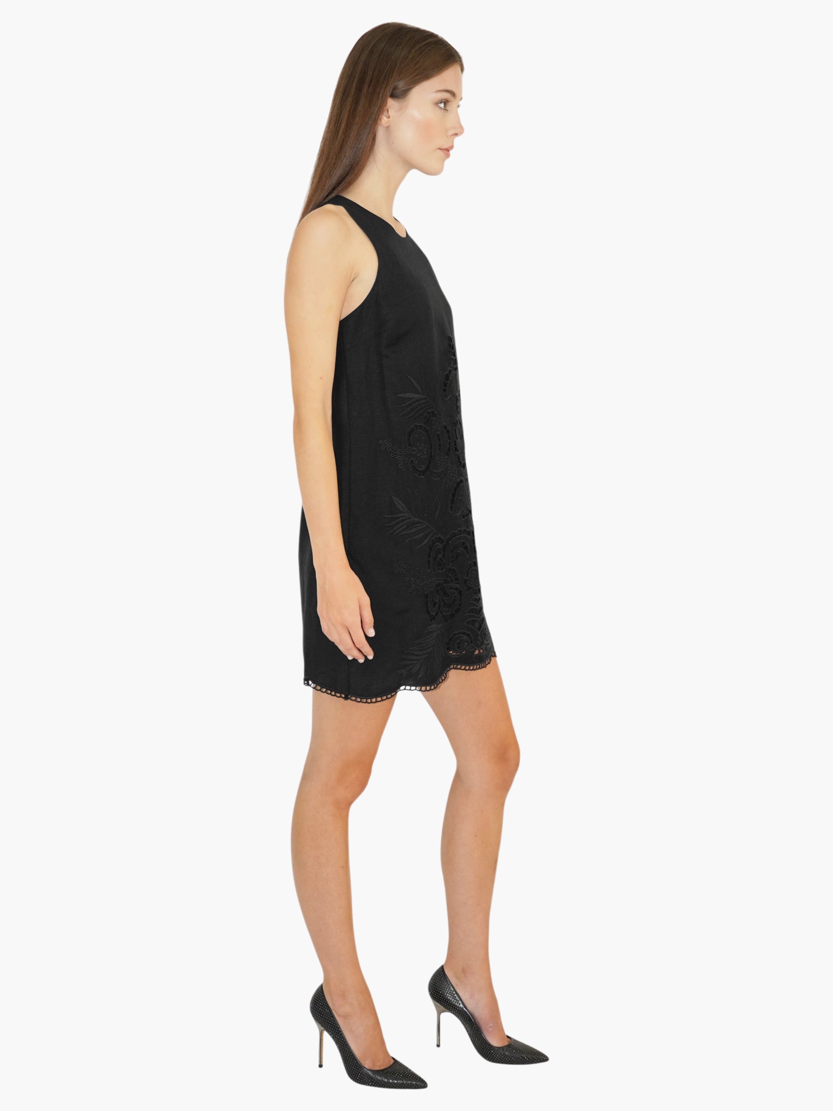 Embroidered Blooms Dress