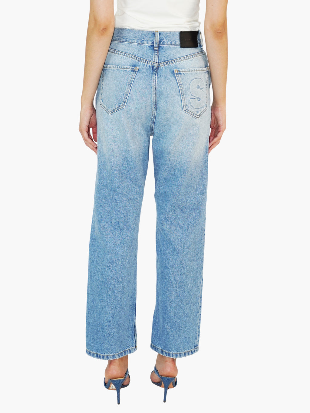 Faded Straight Jeans