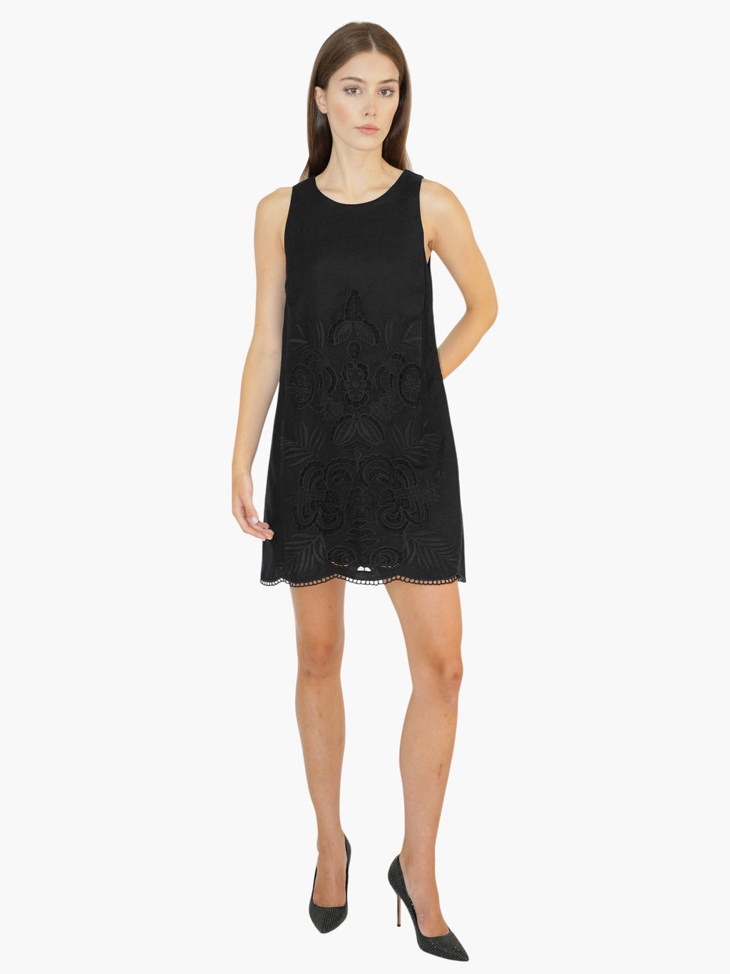 Embroidered Blooms Dress