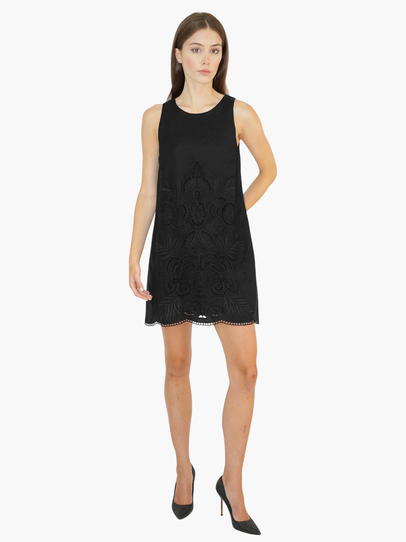 Embroidered Blooms Dress