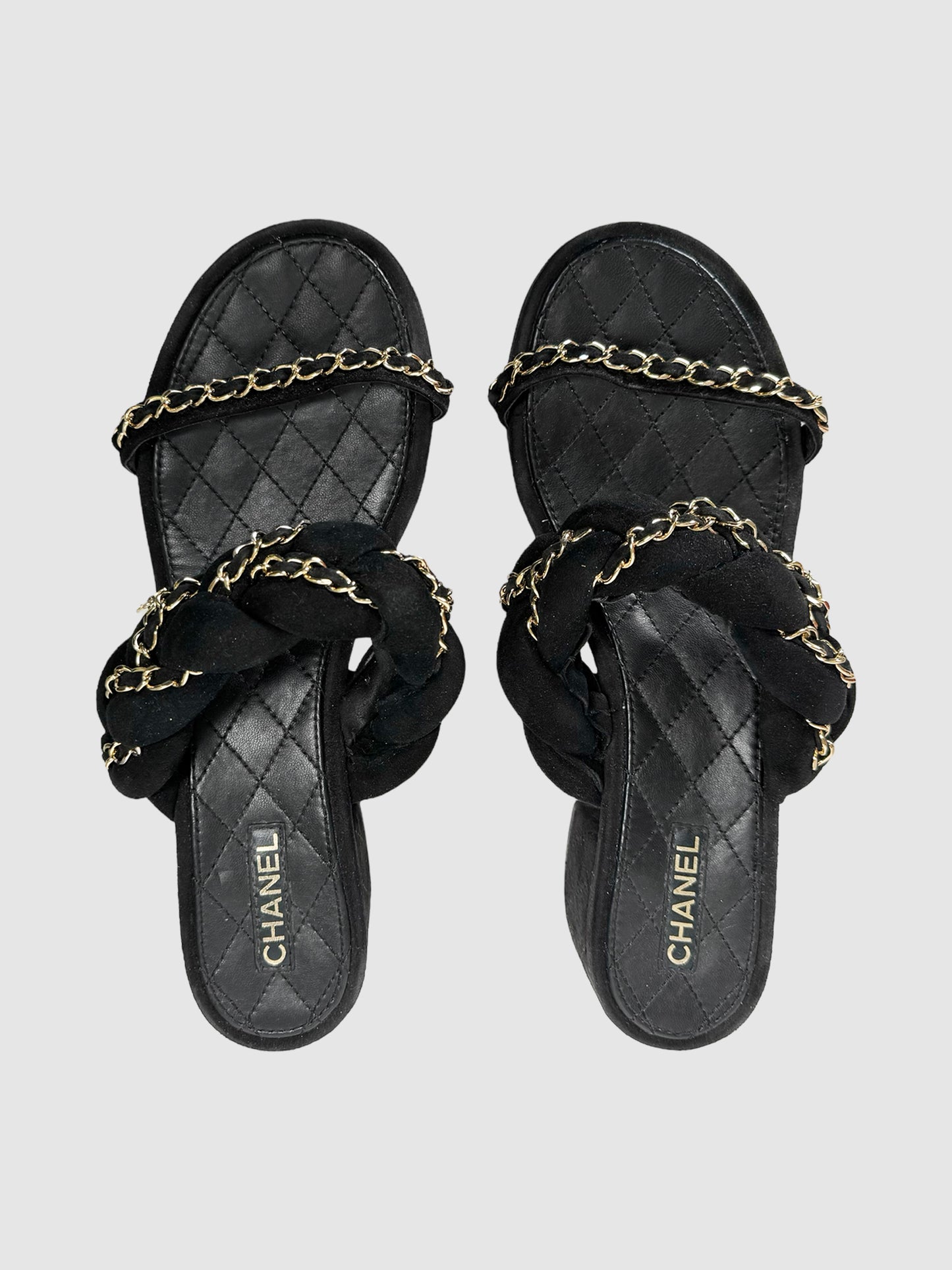 2017 Interlocking CC Sandals - Size 40