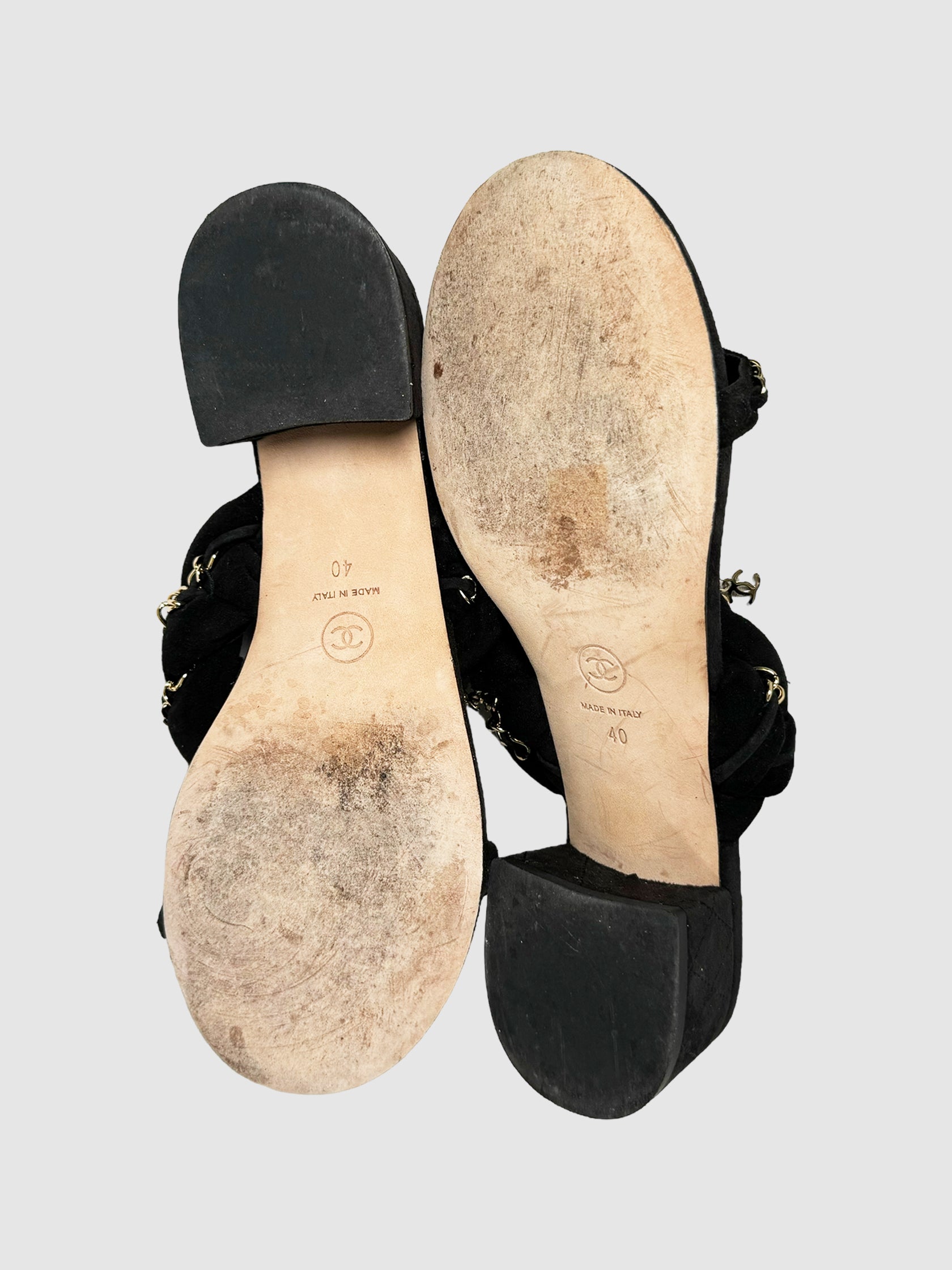 2017 Interlocking CC Sandals - Size 40