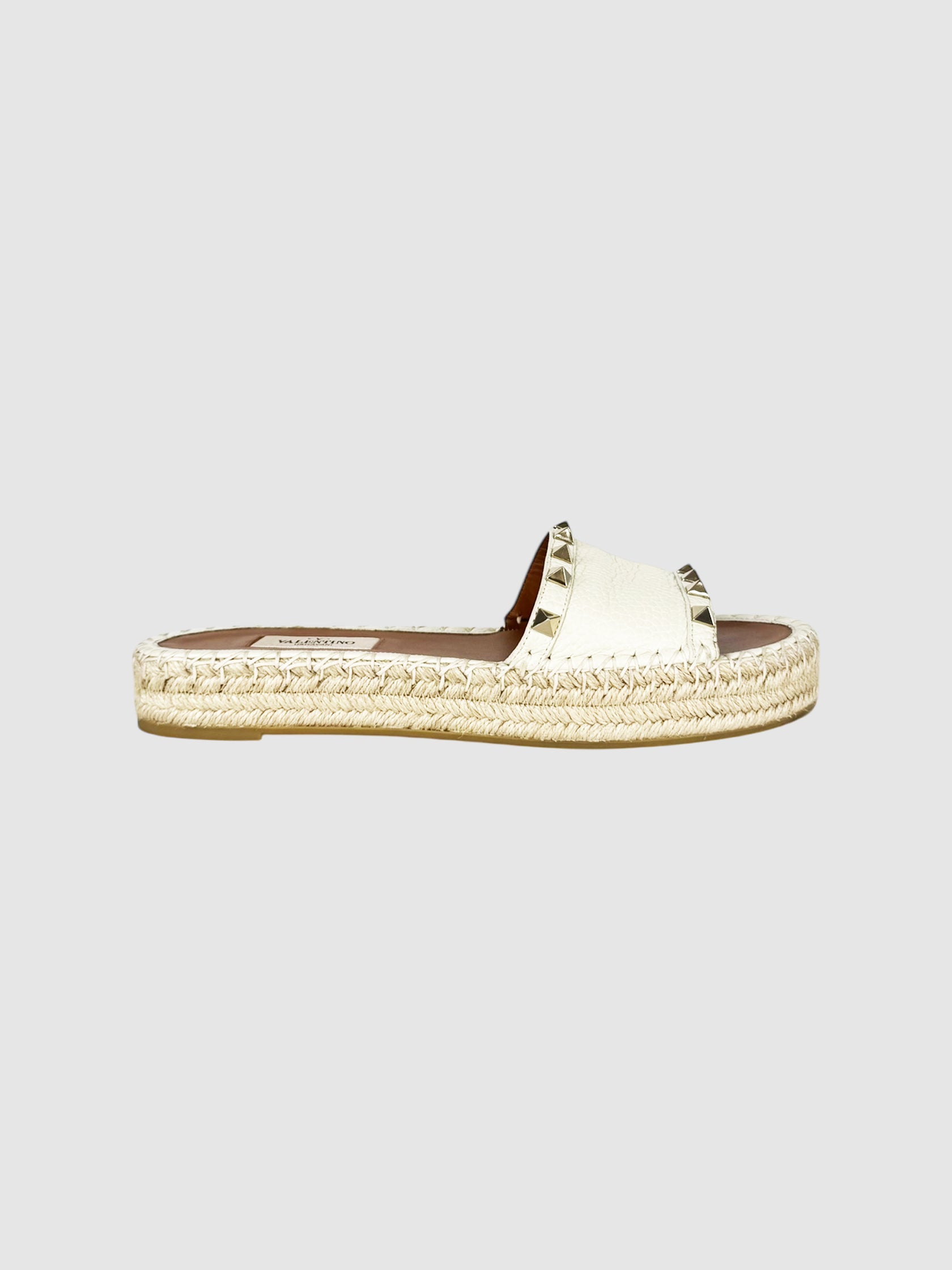 Rockstud Flatform Espadrilles
