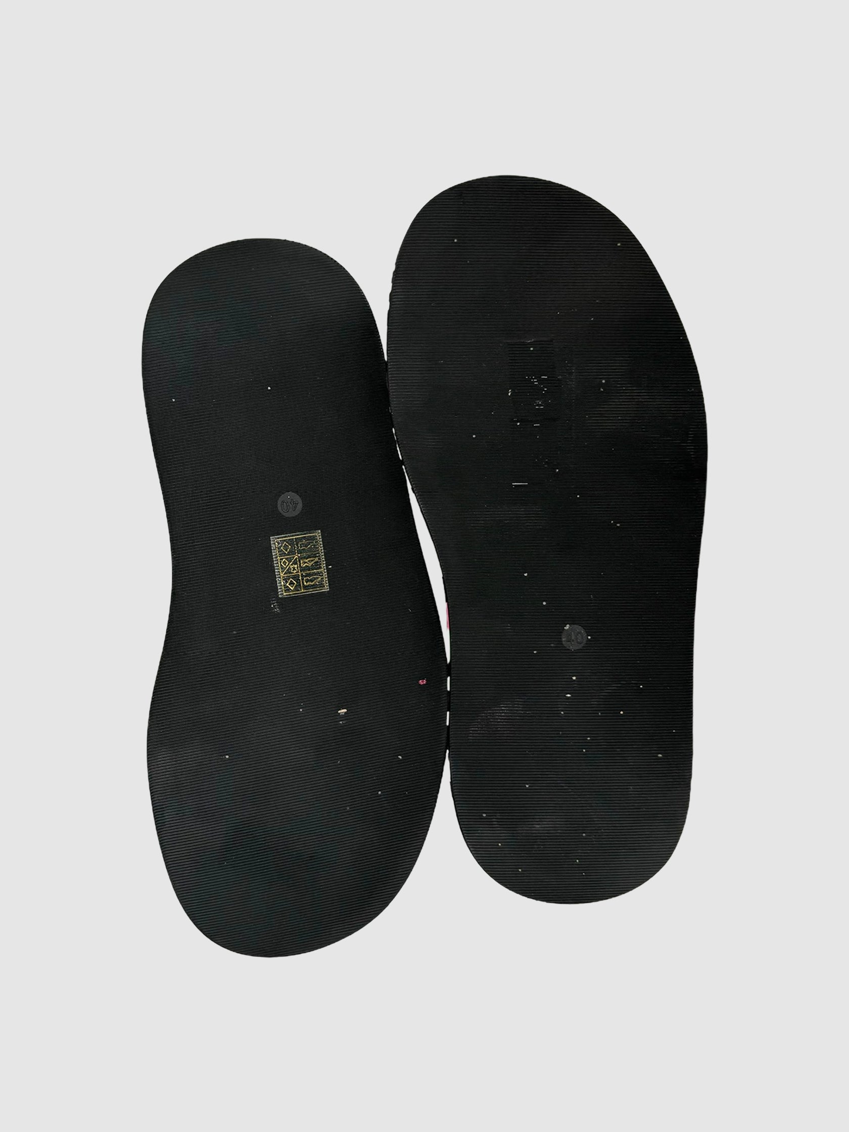 Leopard Print Slides - Size 40