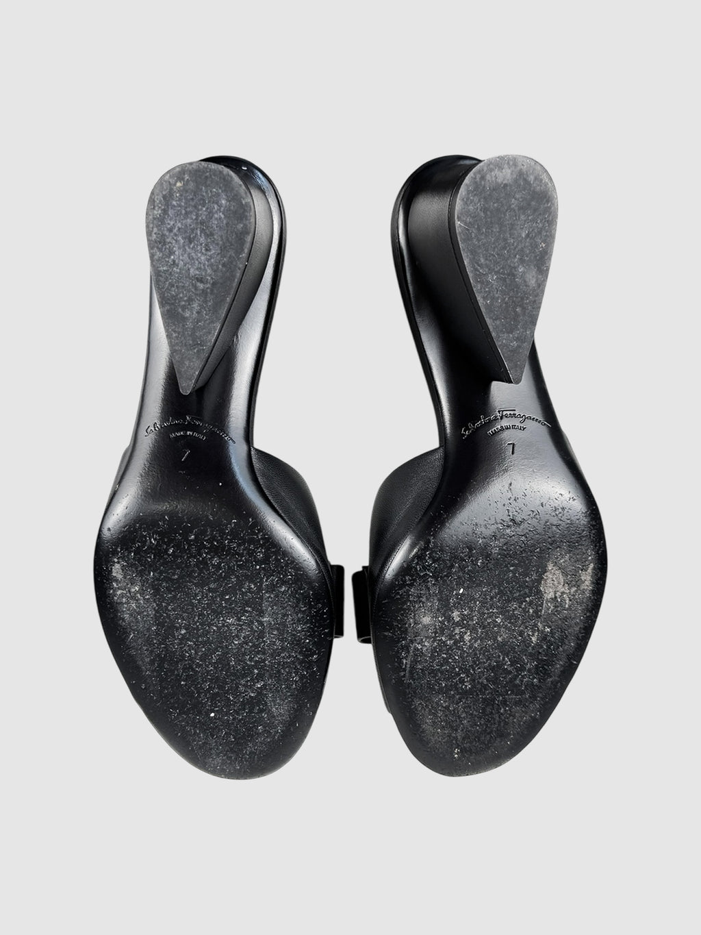 Valery Bow Heel Sandals - Size 7