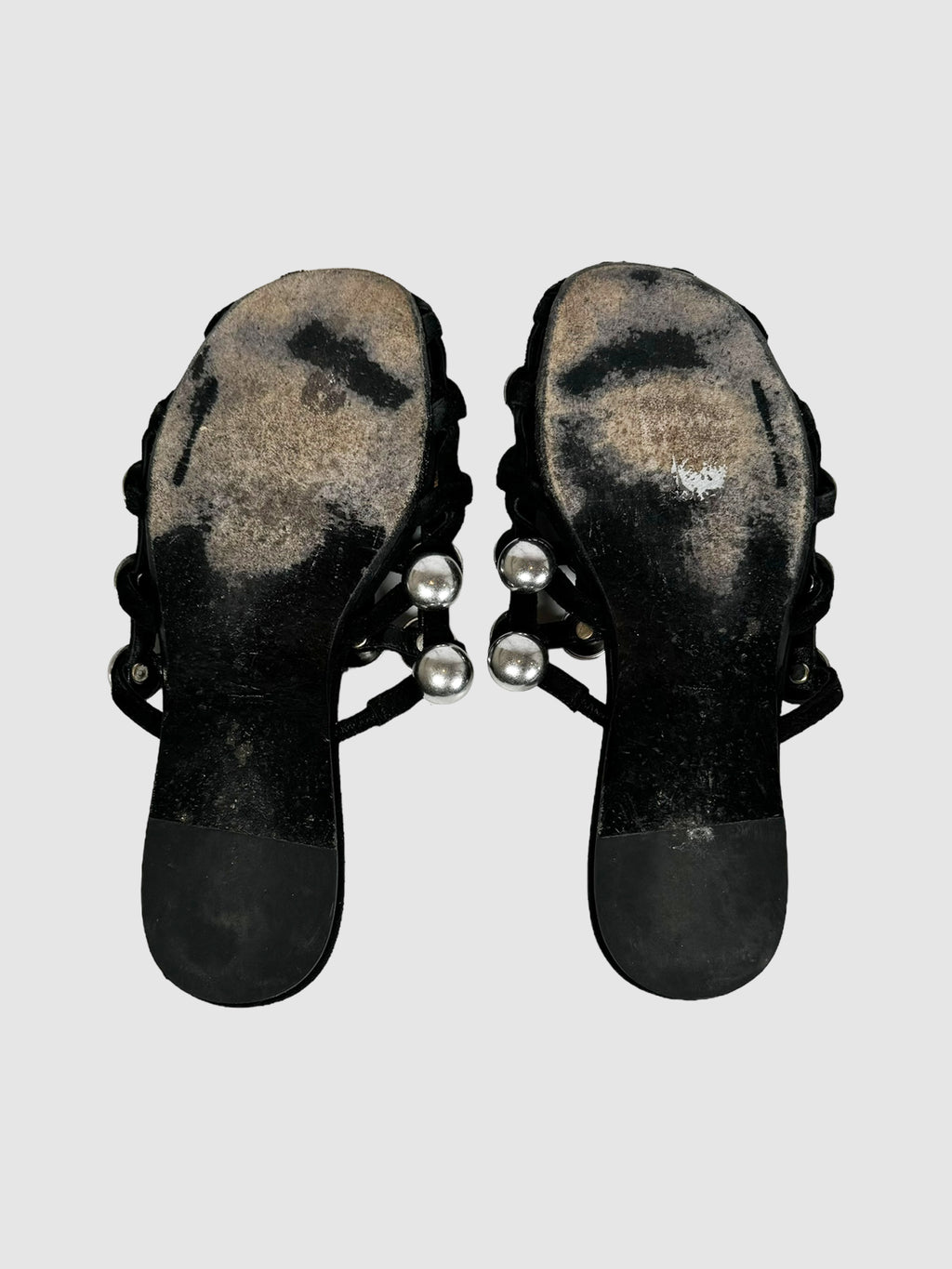 Suede Amelia Cage Sandals - Size 37