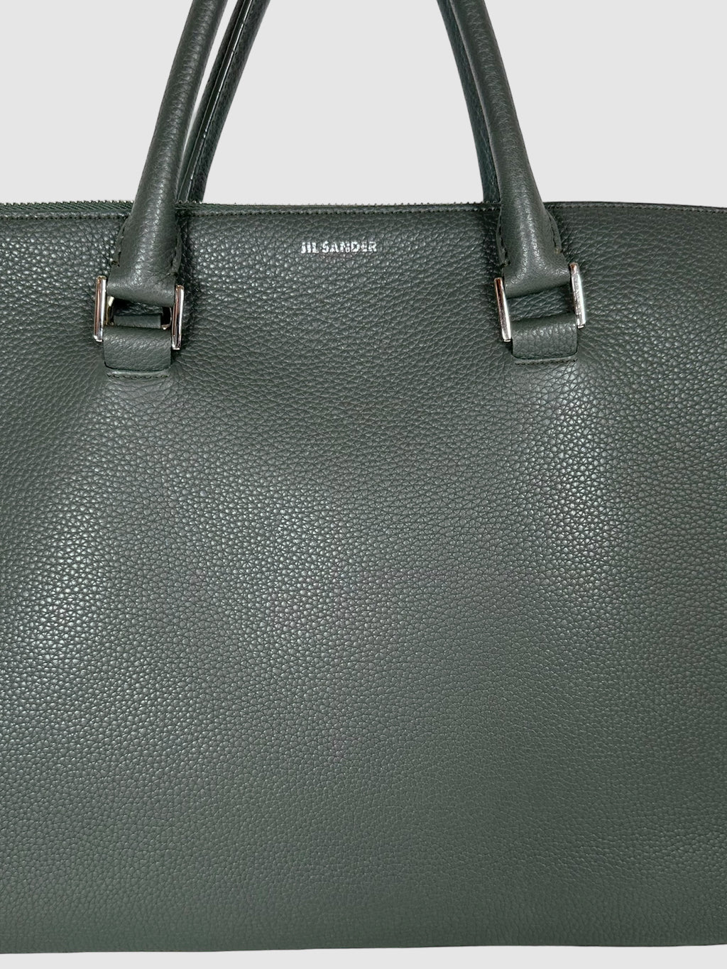 Multi-Compartment Leather Messenger Bag