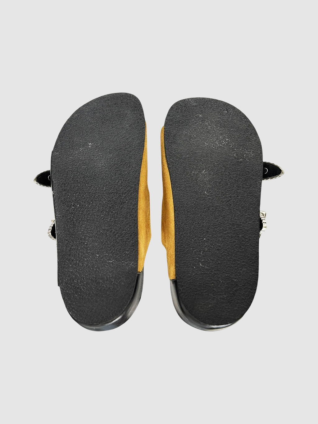 Suede Buckle Sandals