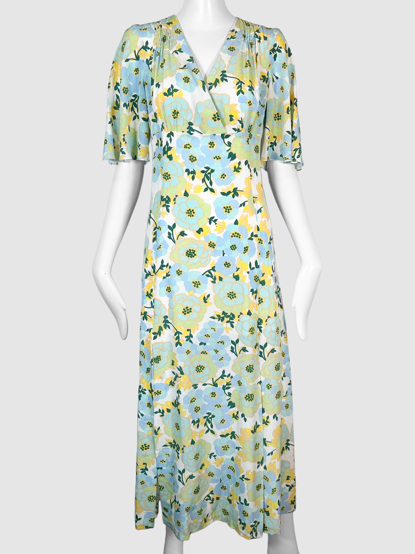 Floral Maxi Dress - Size S