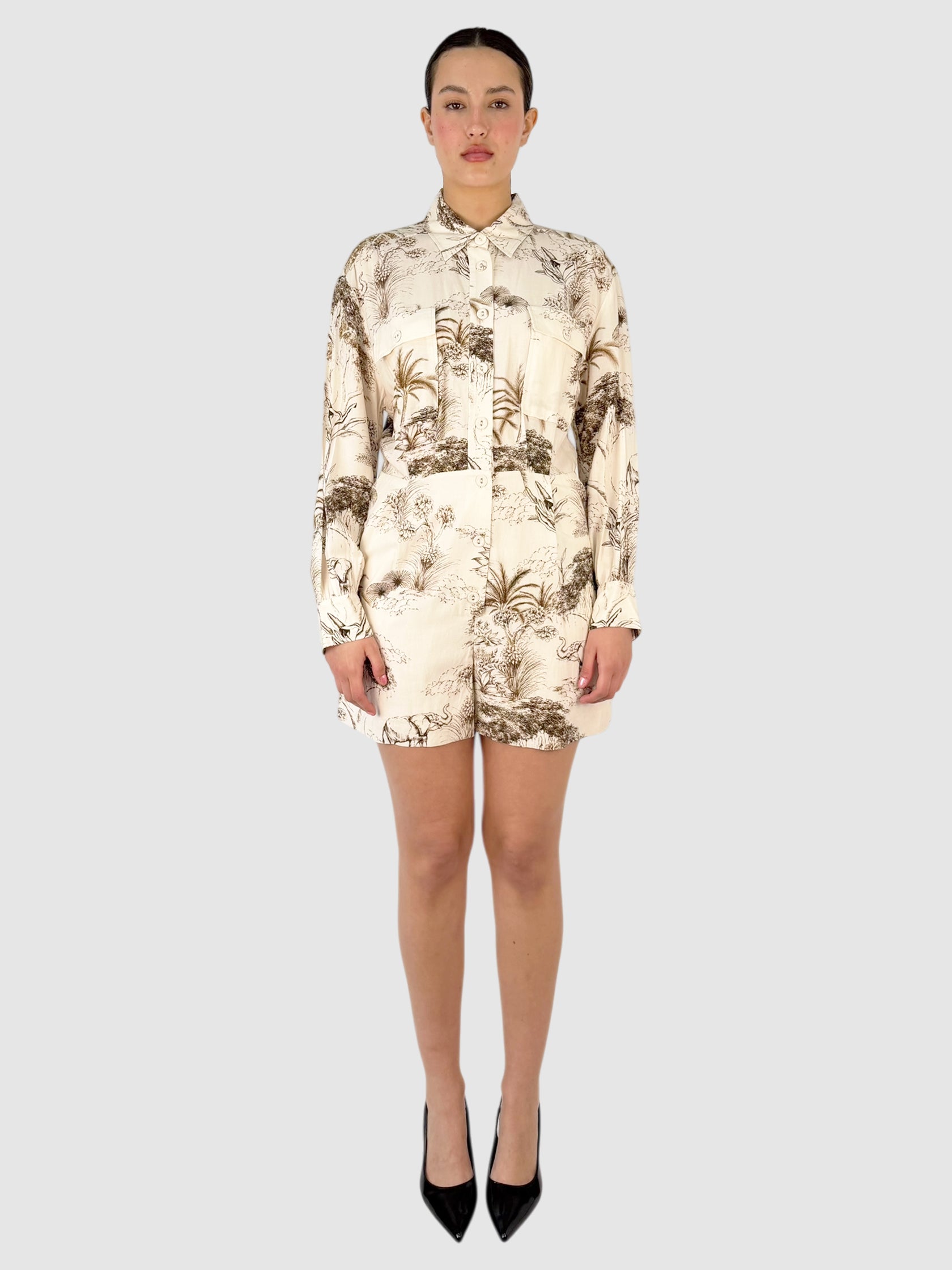 Safari Print Romper