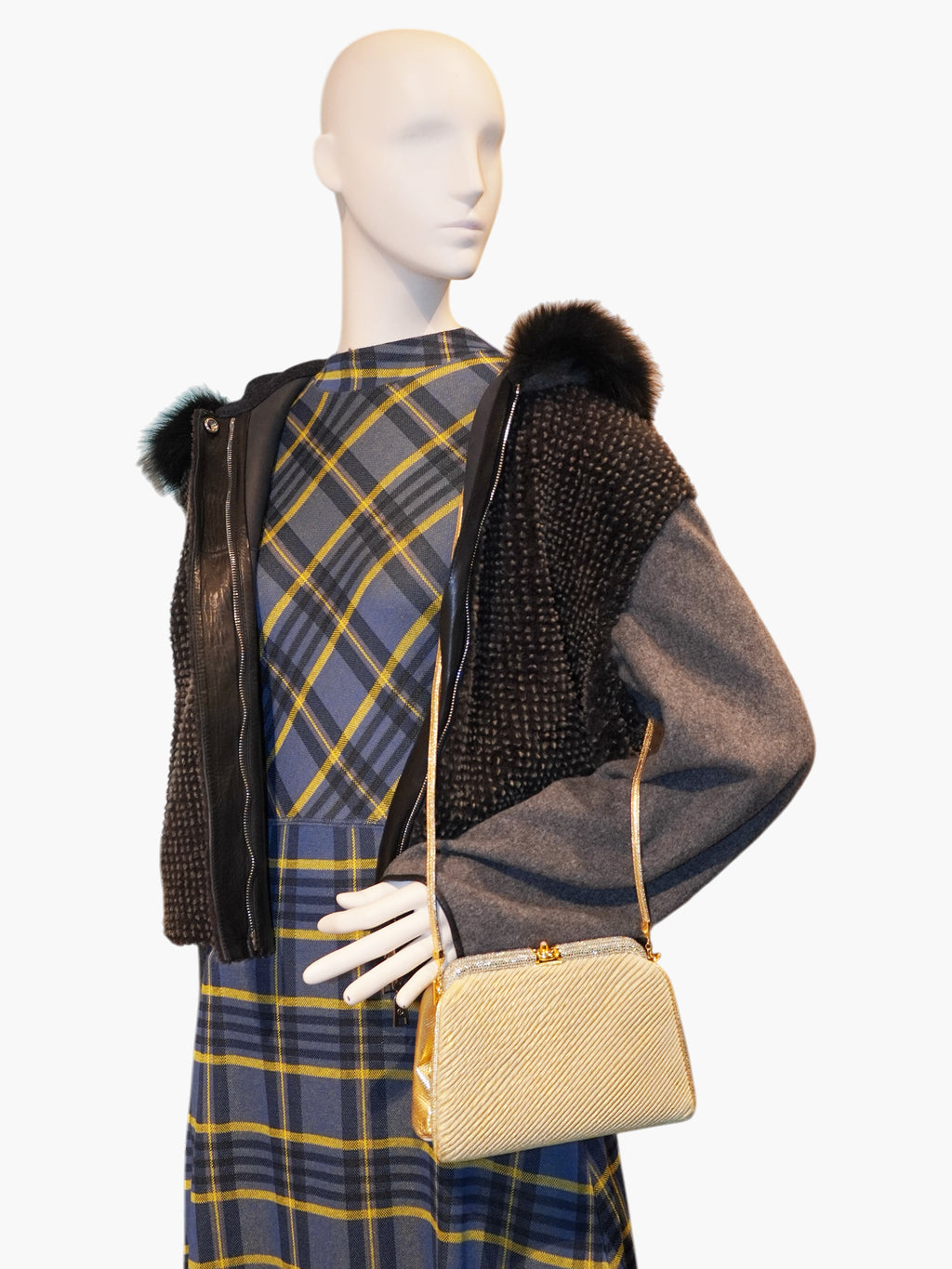 Pleated Evening Clutch