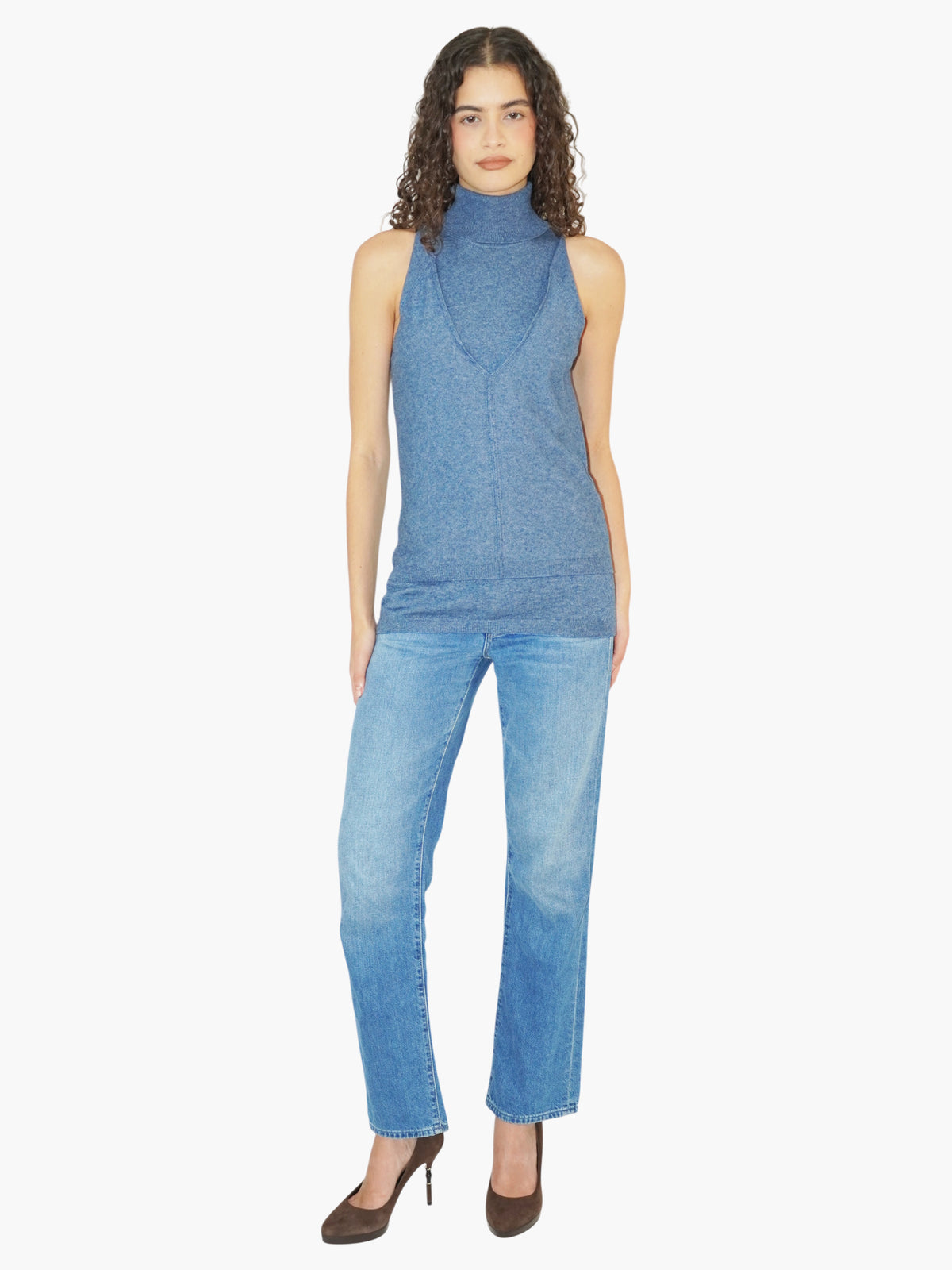 Layered Sleeveless Sweater
