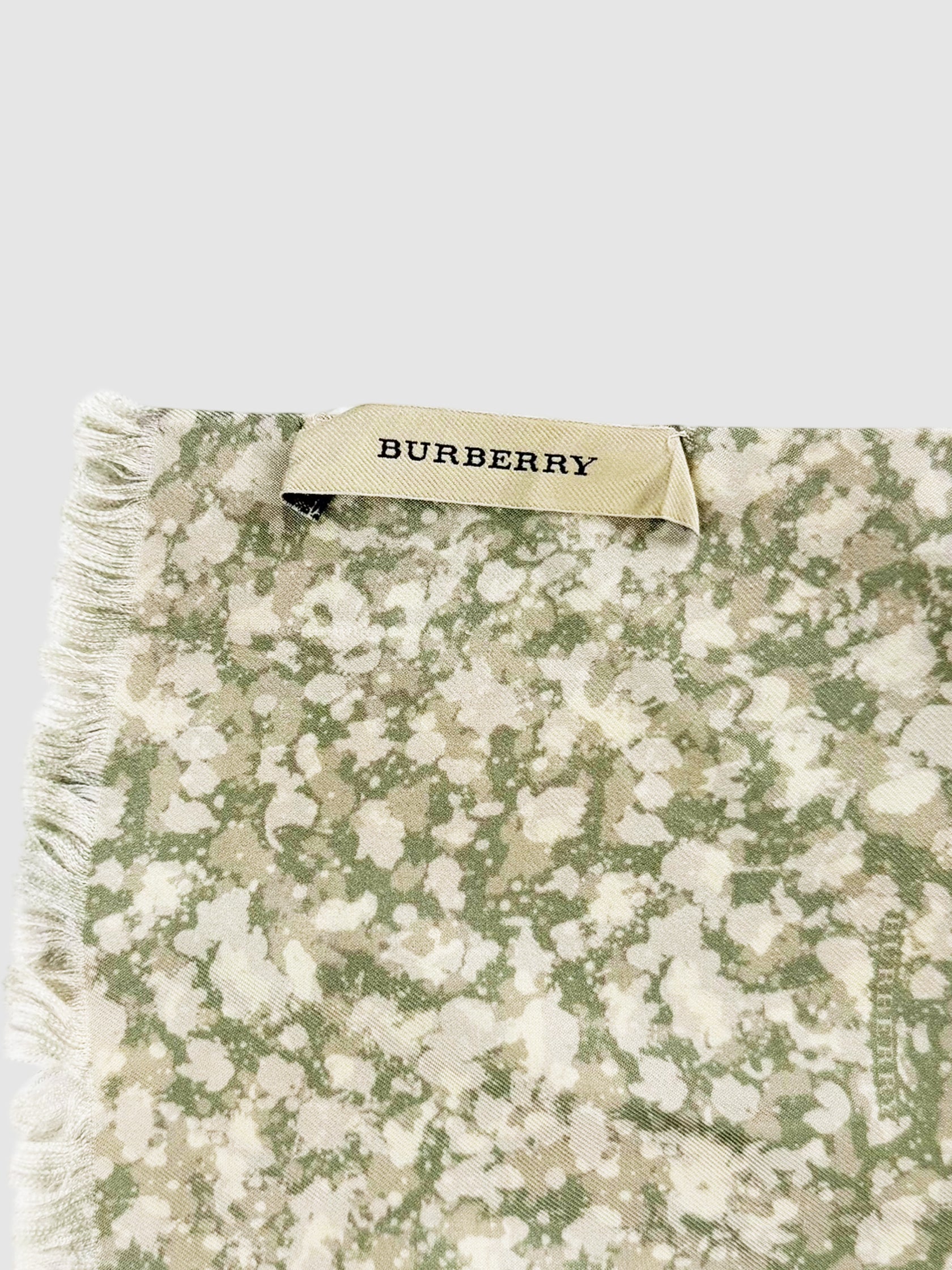 Fringed Printed Scarf